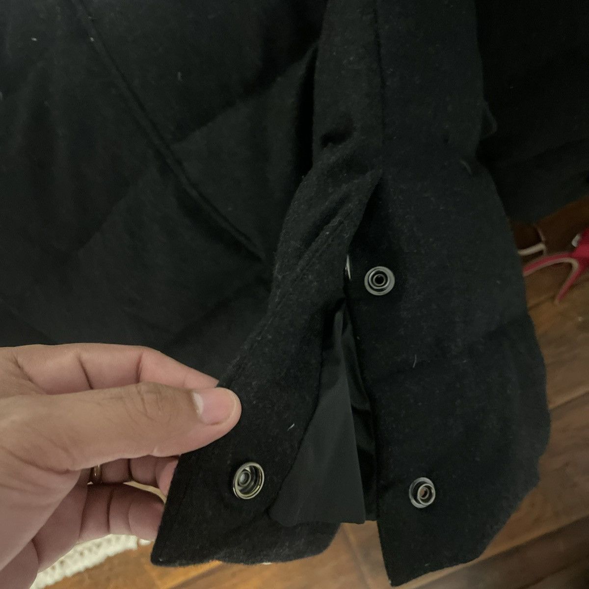 Polo Ralph Lauren × Ralph Lauren × Ralph Lauren Black Label Ralph Lauren RL Black Label Wool Down Jacket Hooded Size XL Size US XL / EU 56 / 4 - 6 Thumbnail
