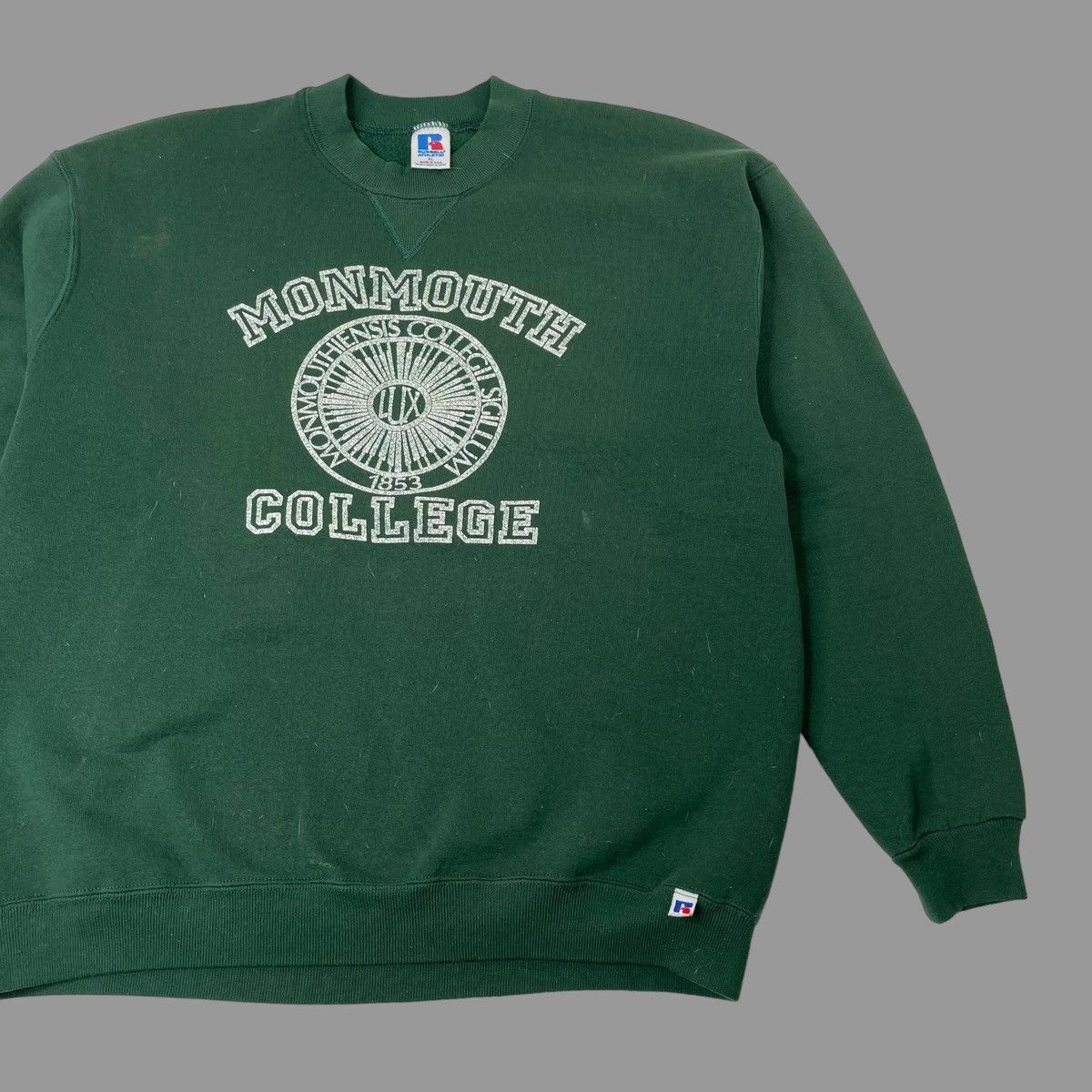 Vintage Vintage 90s Russell college sweatshirt Size US L / EU 52-54 / 3 - 2 Thumbnail