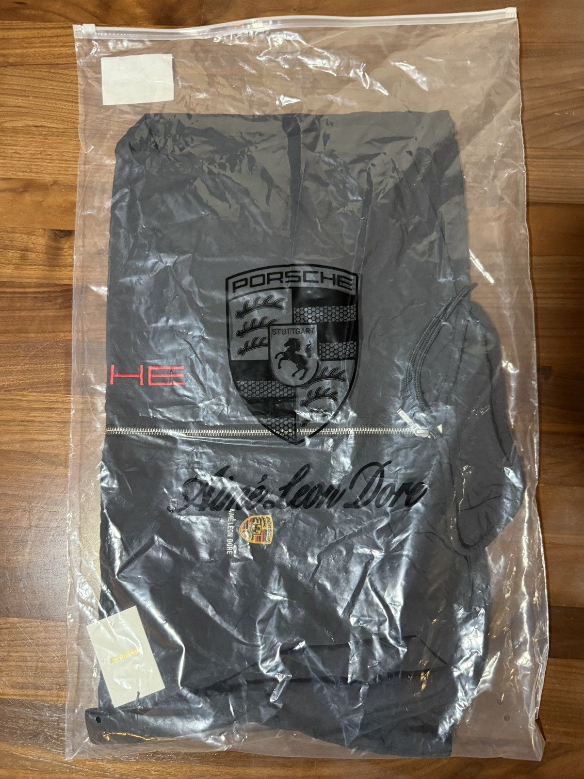Aime Leon Dore × Porsche Design Aime Leon Dore ALD / Porsche Nylon Track Jacket Jet Black XL Size US XL / EU 56 / 4 - 7 Thumbnail