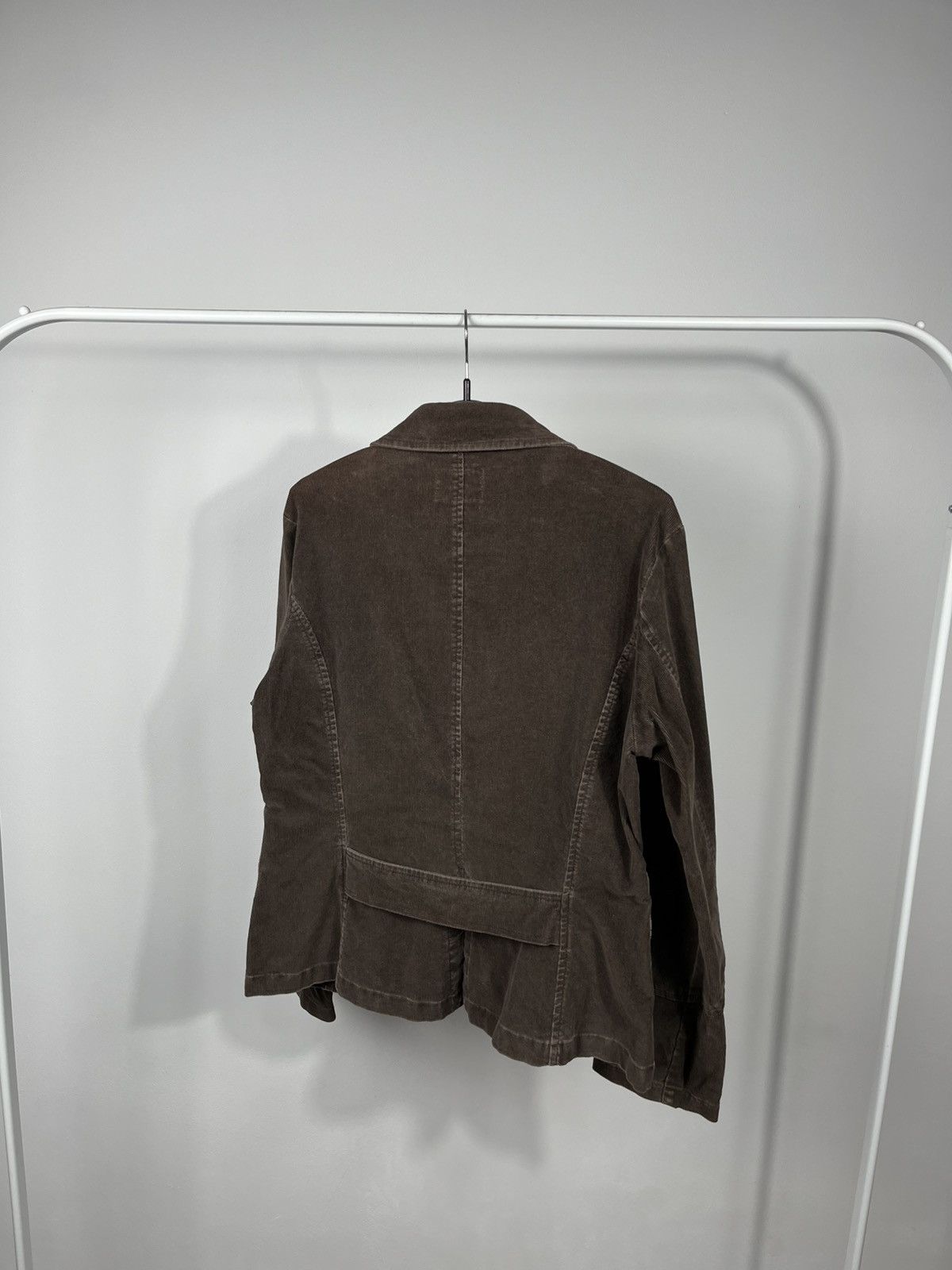 Other Vintage Brown Corduroy Womens Jacket Belted Blazer Size M / US 6-8 / IT 42-44 - 15 Thumbnail