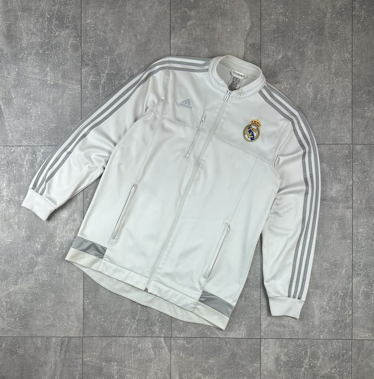 Adidas Adidas Real Madrid 2015 Soccer Football Track Jacket Size US L / EU 52-54 / 3 - 1 Thumbnail