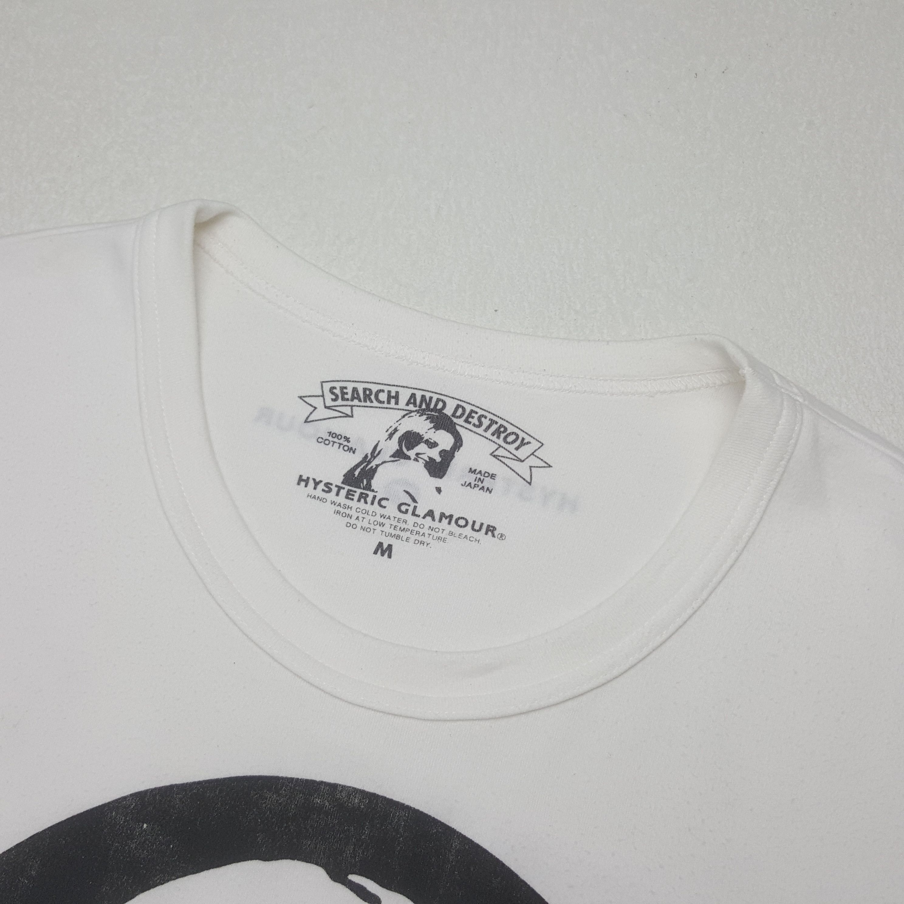 Hysteric Glamour Vintage Hysteric Glamour Japanese Brand Custom Art Tshirt Size US M / EU 48-50 / 2 - 4 Thumbnail