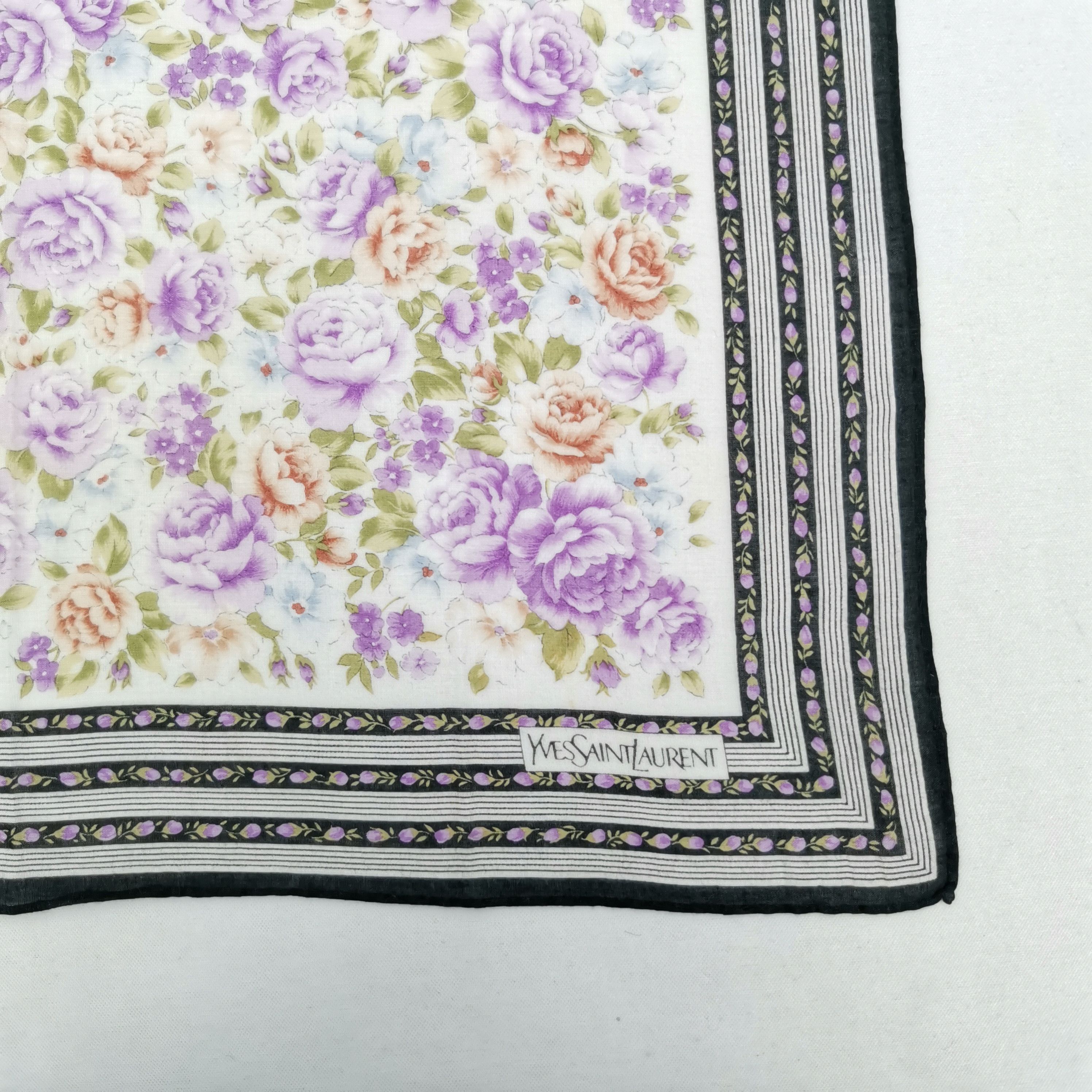 Vintage Vintage Yves Saint Laurent Handkerchief 56789 Size ONE SIZE - 3 Thumbnail