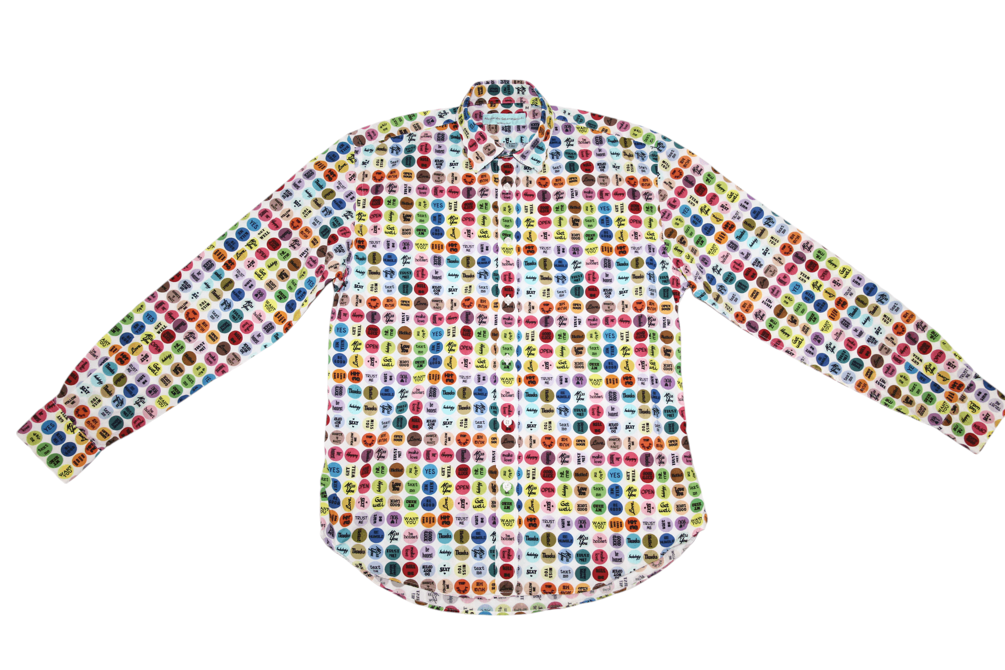 Robert Graham Alessandro Gherardeschi crazy coloured design casual shirt Size US M / EU 48-50 / 2 - 6 Thumbnail