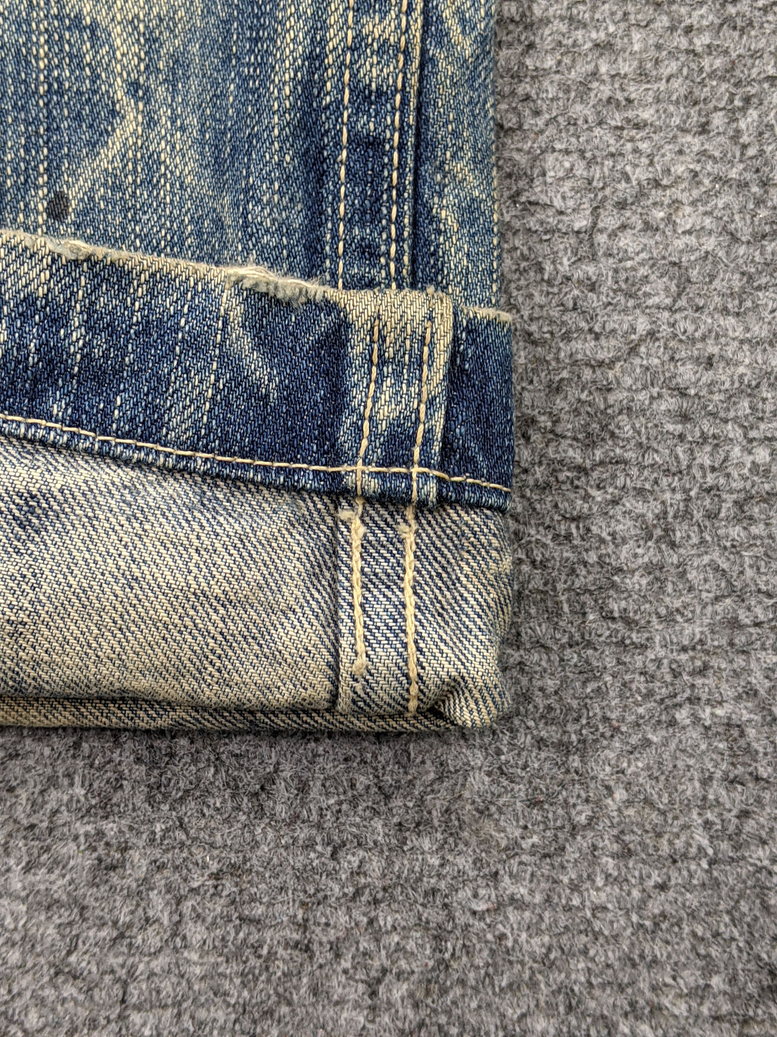If Six Was Nine Johnbull Kojima Genes Japan Multi Pocket Rusty Jeans DJ0013Z Size US 33 - 15 Thumbnail