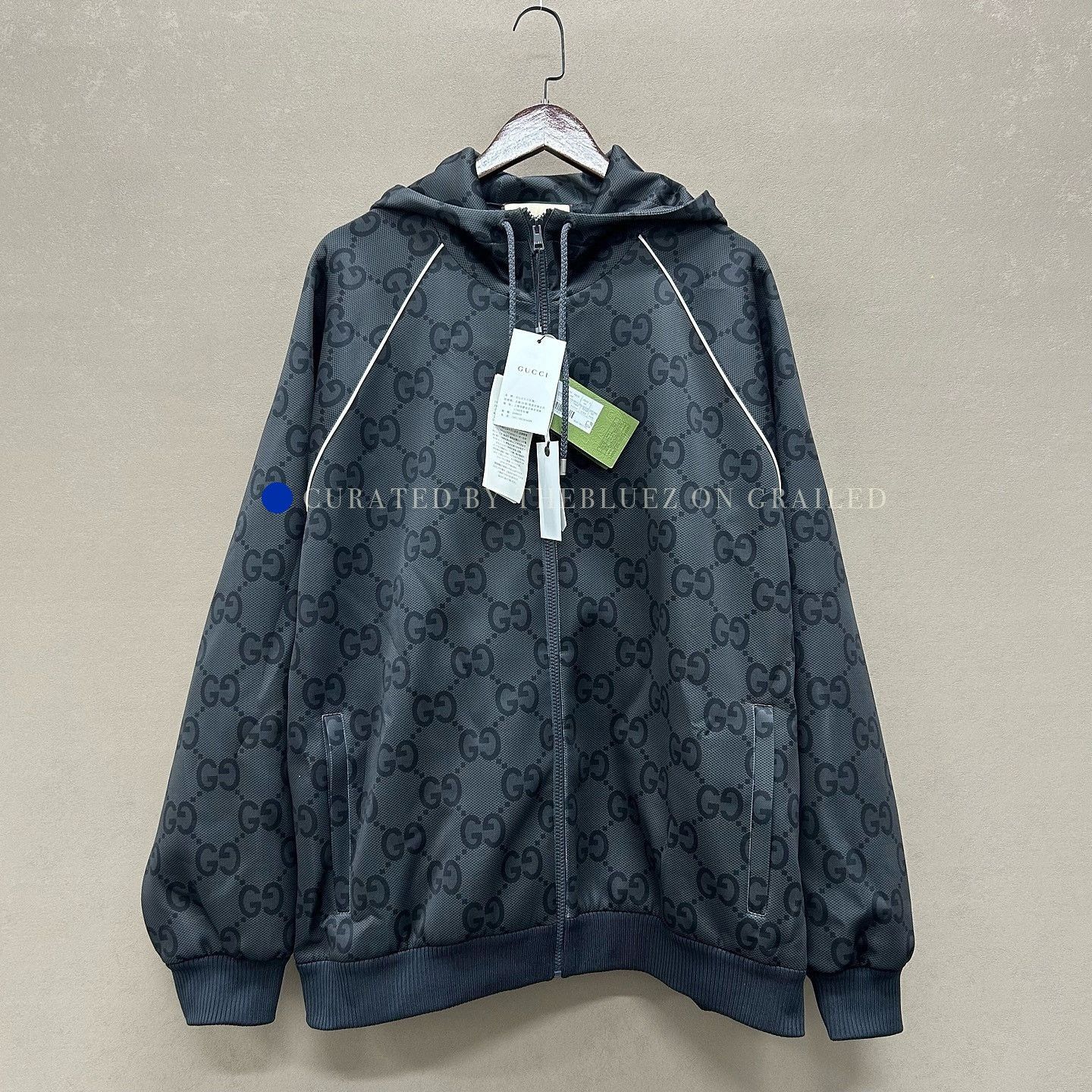 Gucci Monogram Zip Jacket in Black Size US XXL / EU 58 / 5 - 1 Thumbnail
