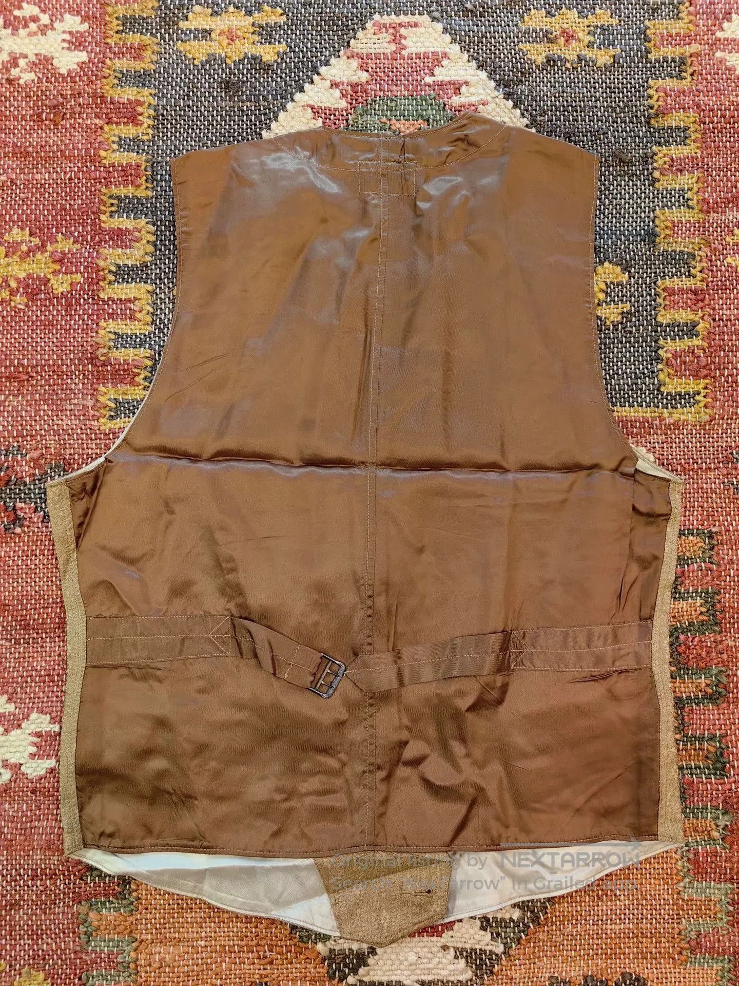 RRL Ralph Lauren RRL Cotton Silk Jacquard Western Vest. Size US M / EU 48-50 / 2 - 2 Thumbnail