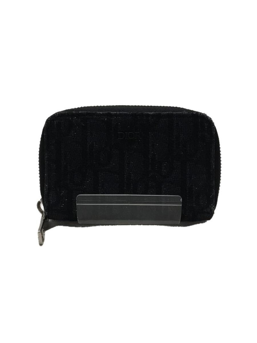 Dior Dior Monogram Canvas Coin Case Black Size ONE SIZE - 1 Thumbnail