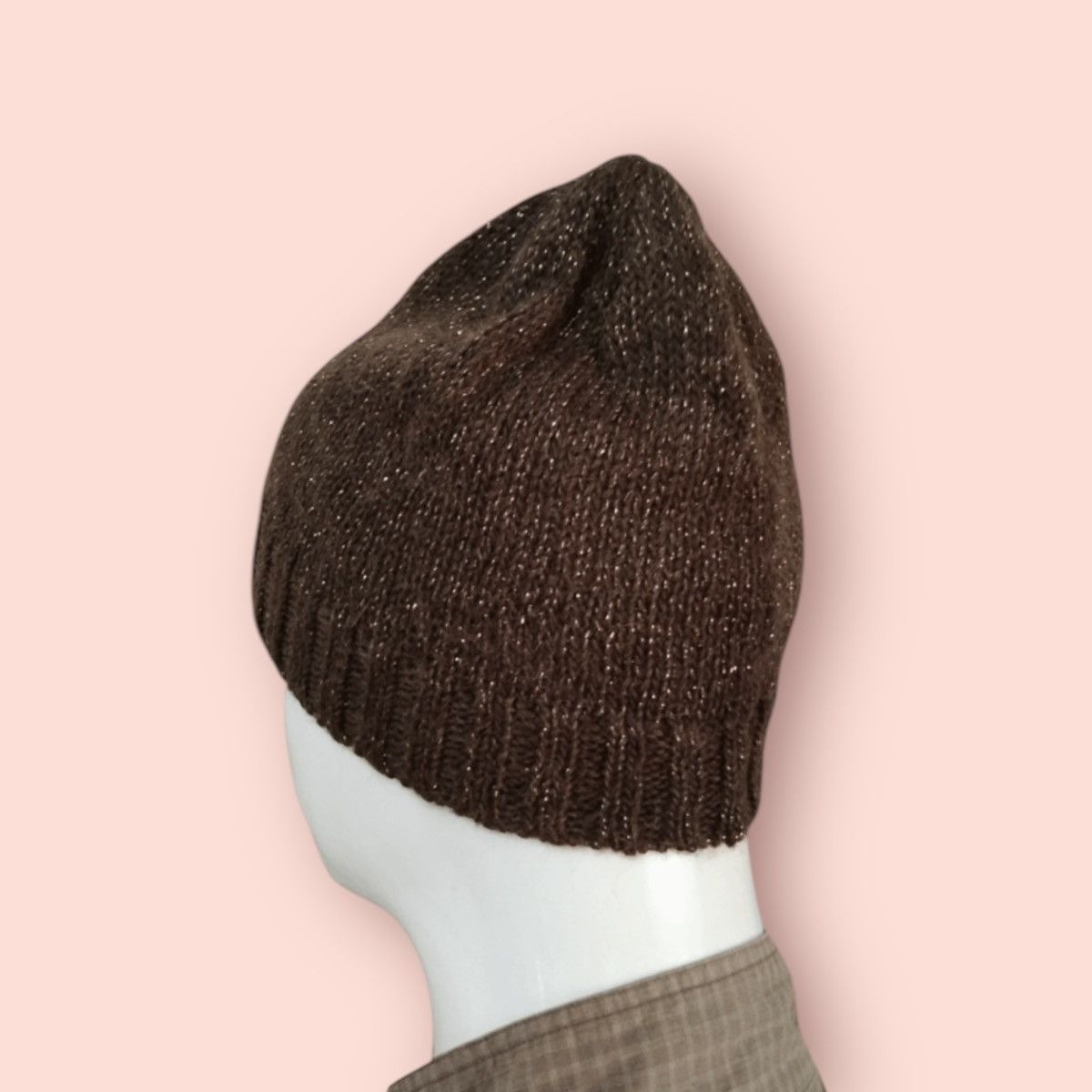 Japanese Brand × Pieces Uniques × Uniqlo UNIQLO MOHAIR/ALPACA SLIT THREAD BEANIE Size ONE SIZE - 4 Thumbnail