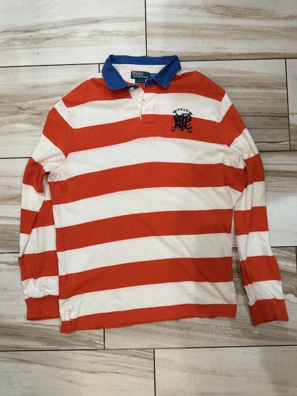 Polo Ralph Lauren Polo Ralph Lauren scribble l/s rugby polo shirt Size US XXL / EU 58 / 5 - 1 Thumbnail