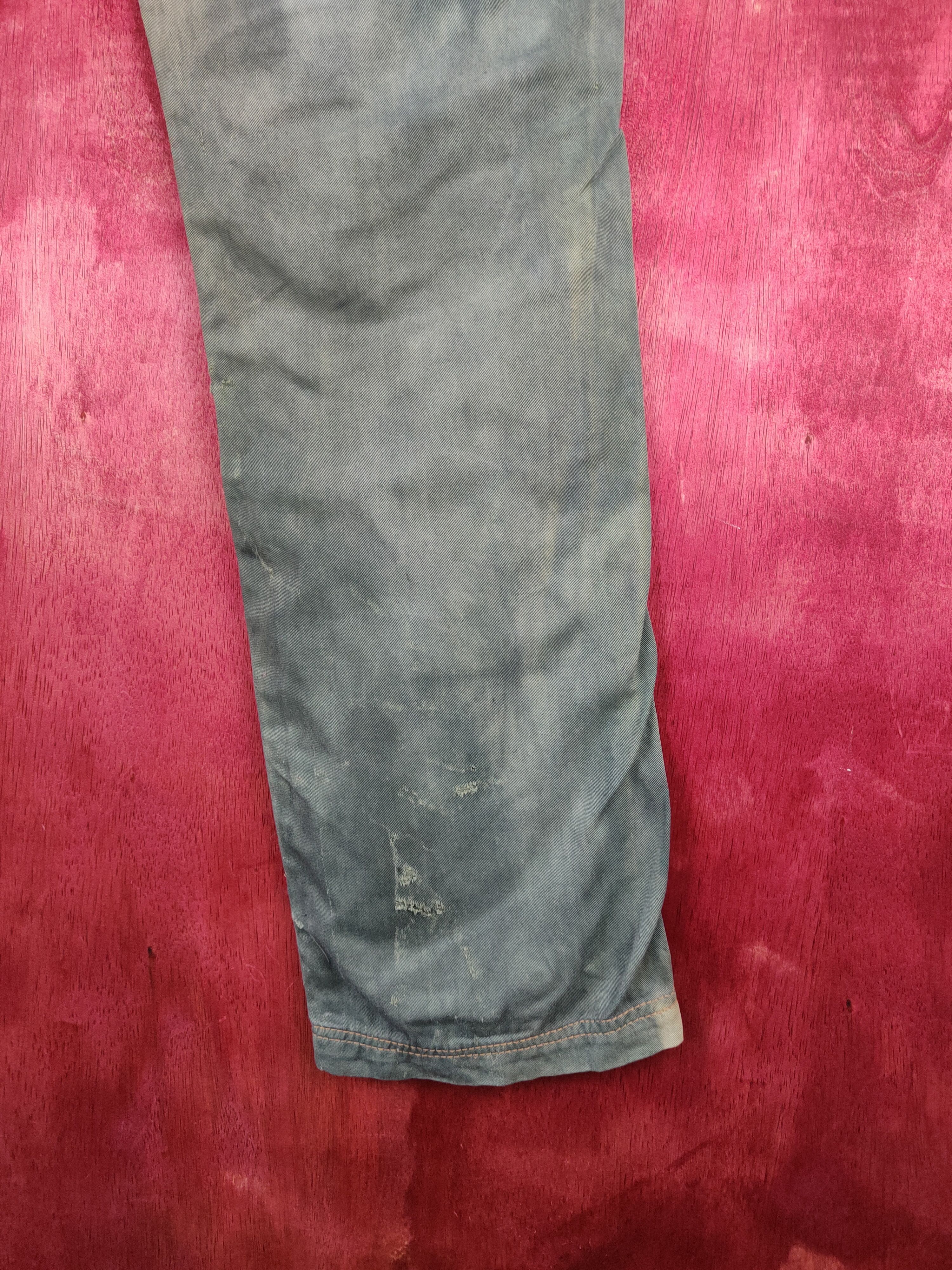 Japanese Brand Stooge&co Green Faded Multipocket Cargo Pants #S2014 Size US 30 / EU 46 - 14 Thumbnail