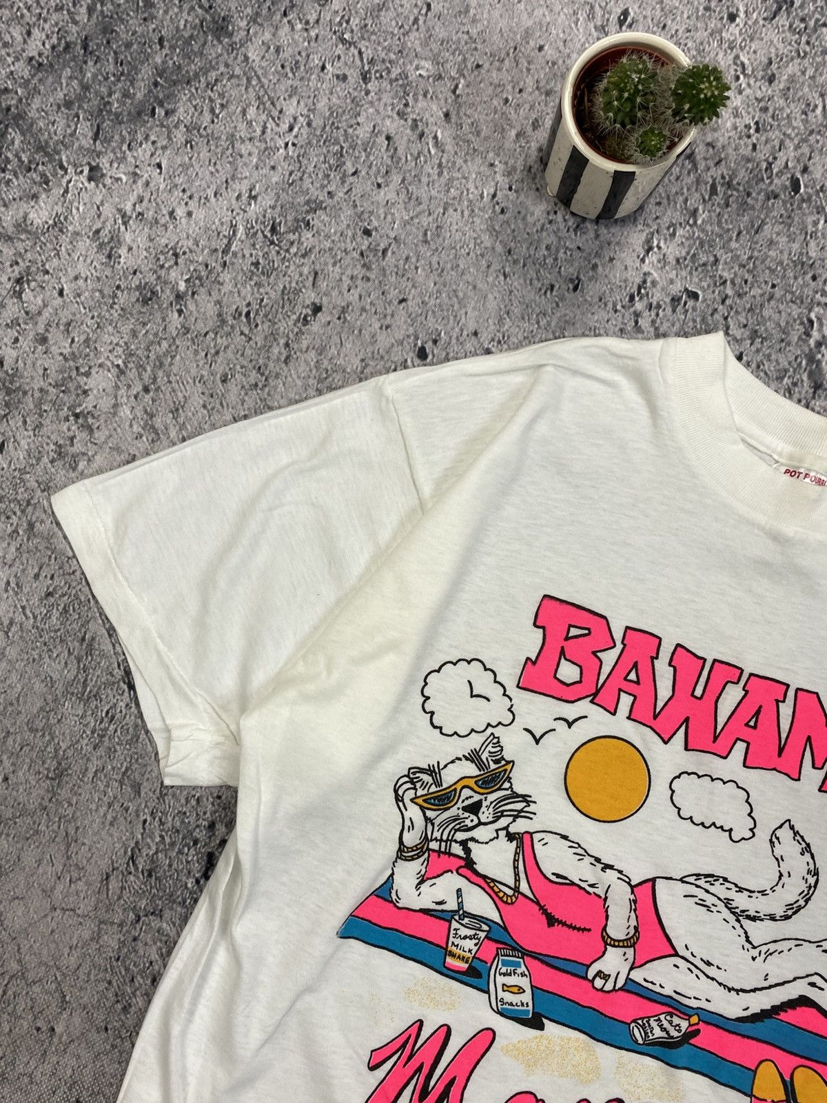Vintage Vintage Bahama Tee Single Stich 90’ Size US L / EU 52-54 / 3 - 2 Thumbnail