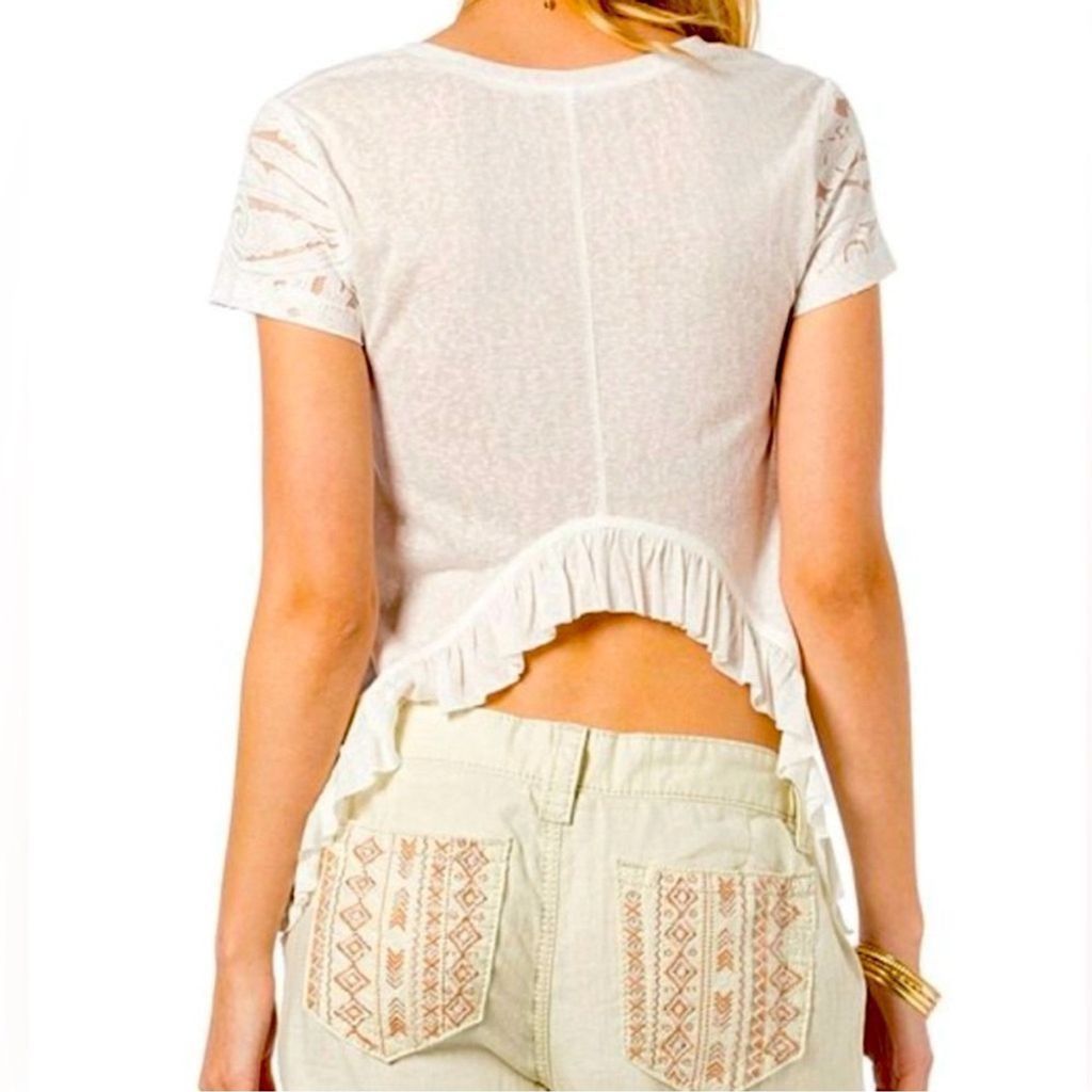 Miss Me Miss me ruffle back crop top NWT L Size S / US 4 / IT 40 - 2 Thumbnail