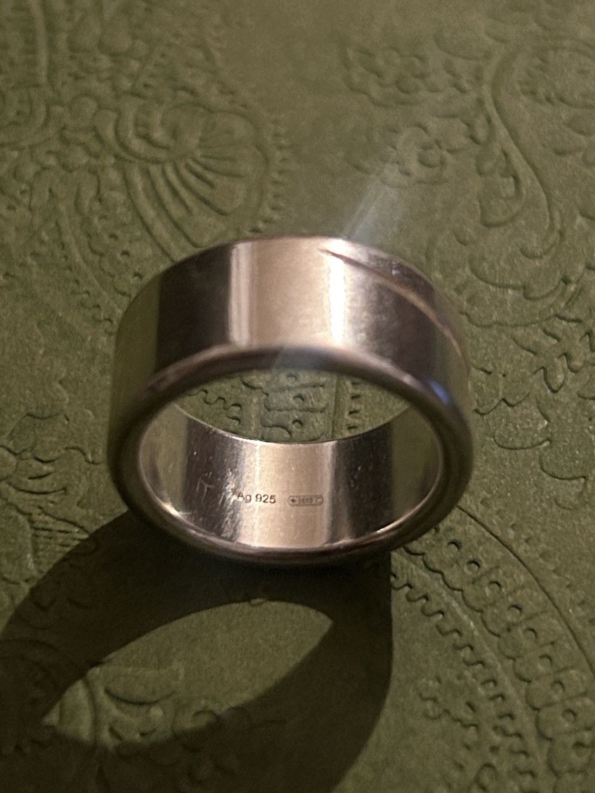 Gucci Gucci Interlocking G Silver 925 Gucci Tag Ring 774053 Size ONE SIZE - 5 Thumbnail