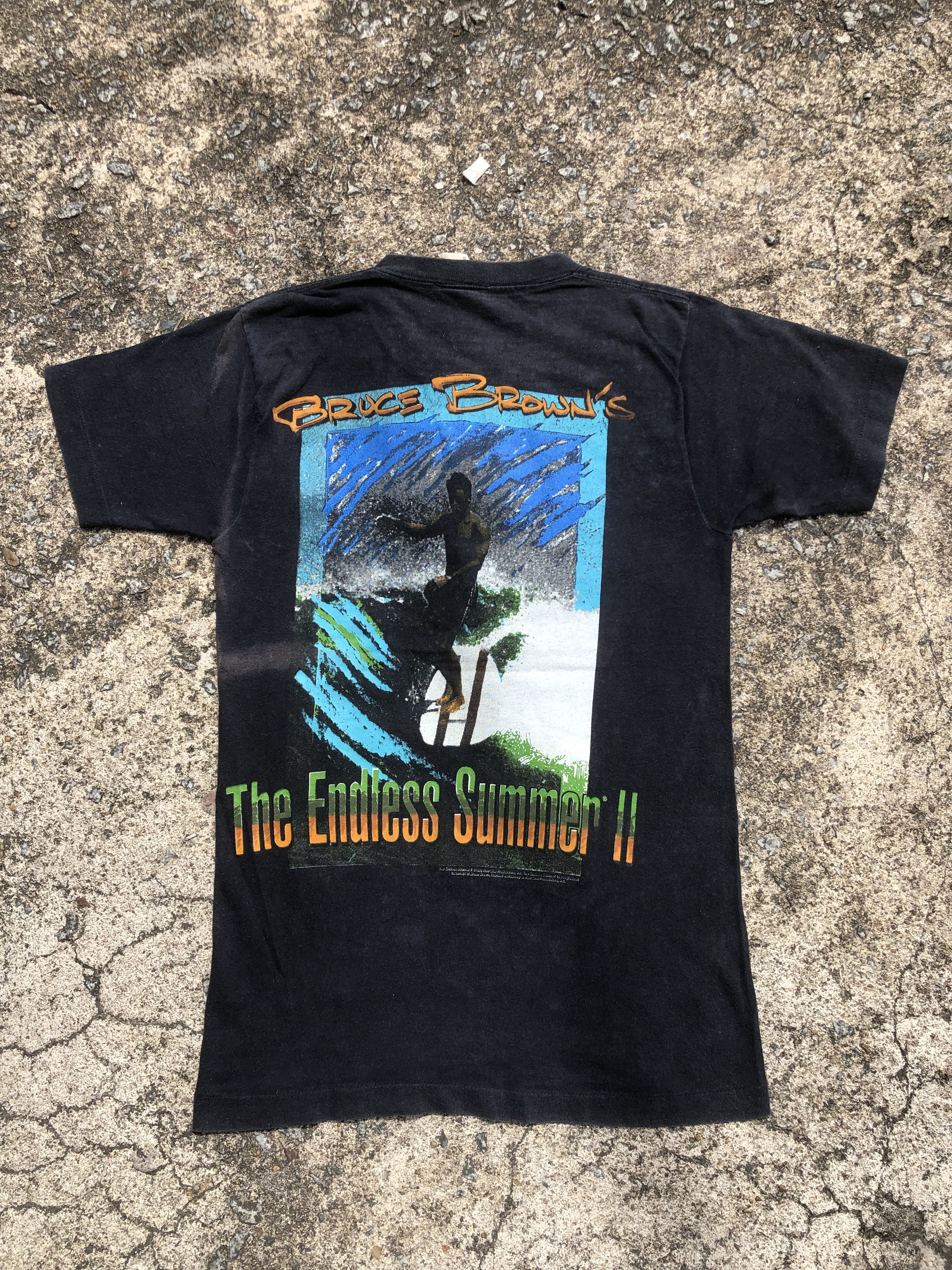 Vintage Vintage Bruce Browns The Endless Summer 2 Tee Size US S / EU 44-46 / 1 - 1 Thumbnail