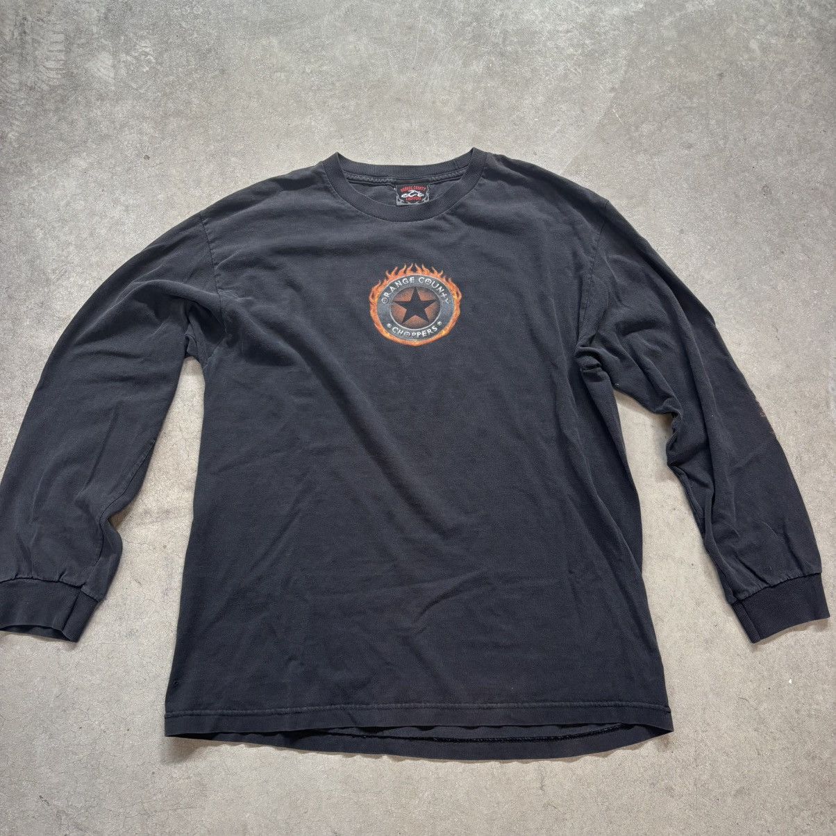 West Coast Choppers Vintage Orange County Choppers Flame Logo Long Sleeve Tee Size US L / EU 52-54 / 3 - 1 Thumbnail