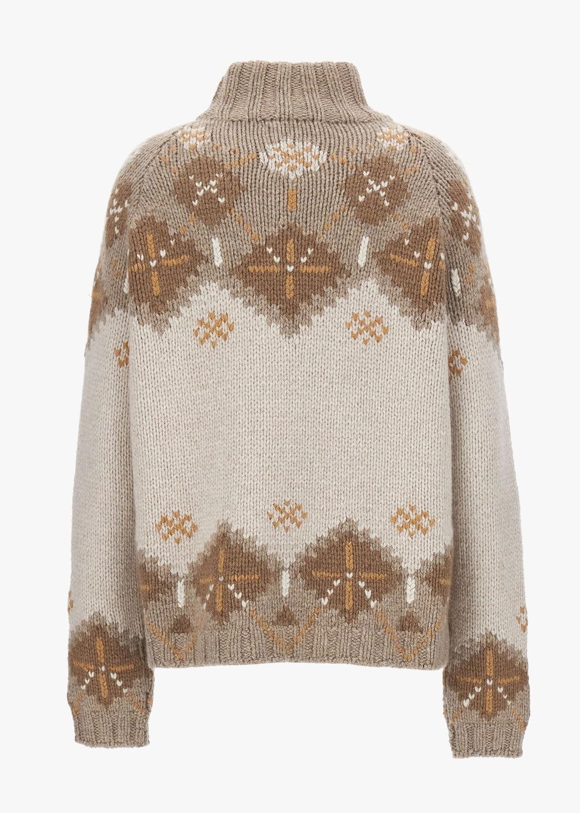 Loro Piana o1srvl11e0125 Deer Valley Turtleneck Sweater in Multicolor Size S / US 4 / IT 40 - 2 Thumbnail