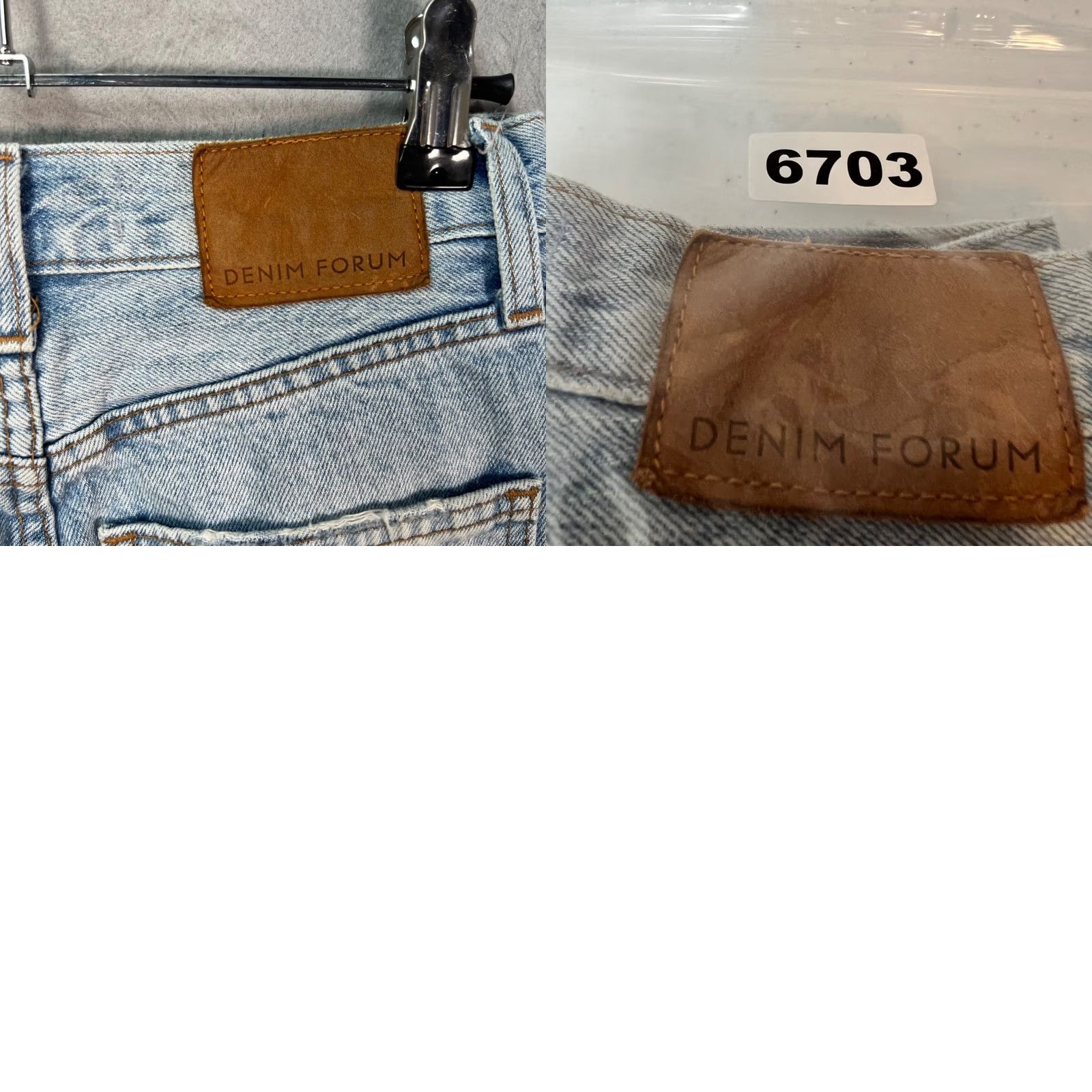 Vintage Denim Forum Jeans Womens Size 23 The Farrah High Rise Wide Leg Light Wash Denim Forum Size 40" / US 18 - 9 Thumbnail