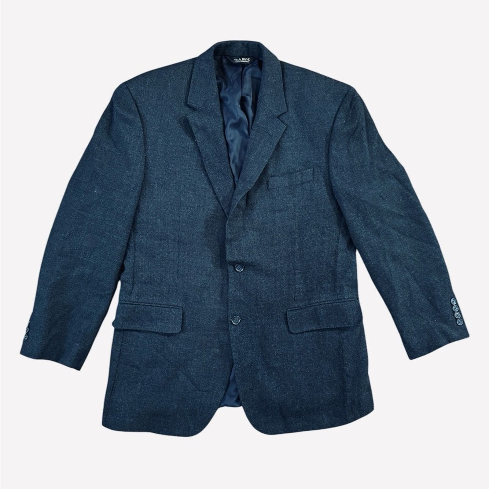 Jos. A. Bank Jos A. Banks Men's Navy Blazer Size 44R - 1 Thumbnail