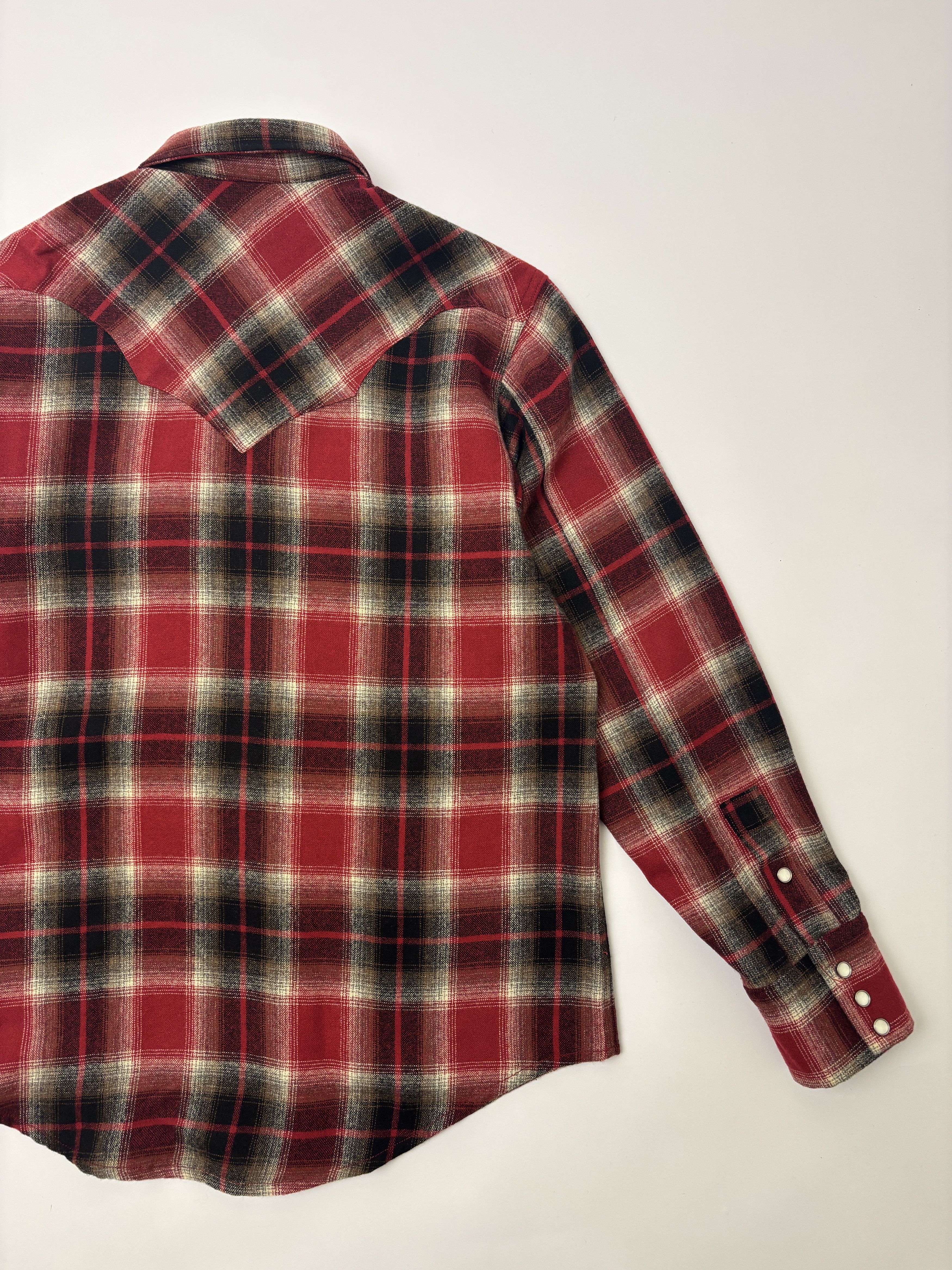 Cushman Cushman Wool Plaid Western Shirt Size US XL / EU 56 / 4 - 8 Thumbnail