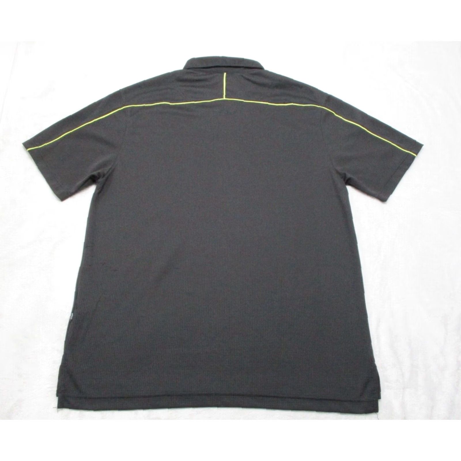 Vintage Straight Down Golf Polo Shirt Adult Medium Black Yellow Stripe Shirt Polo Minimize Extra Text Size US M / EU 48-50 / 2 - 2 Thumbnail