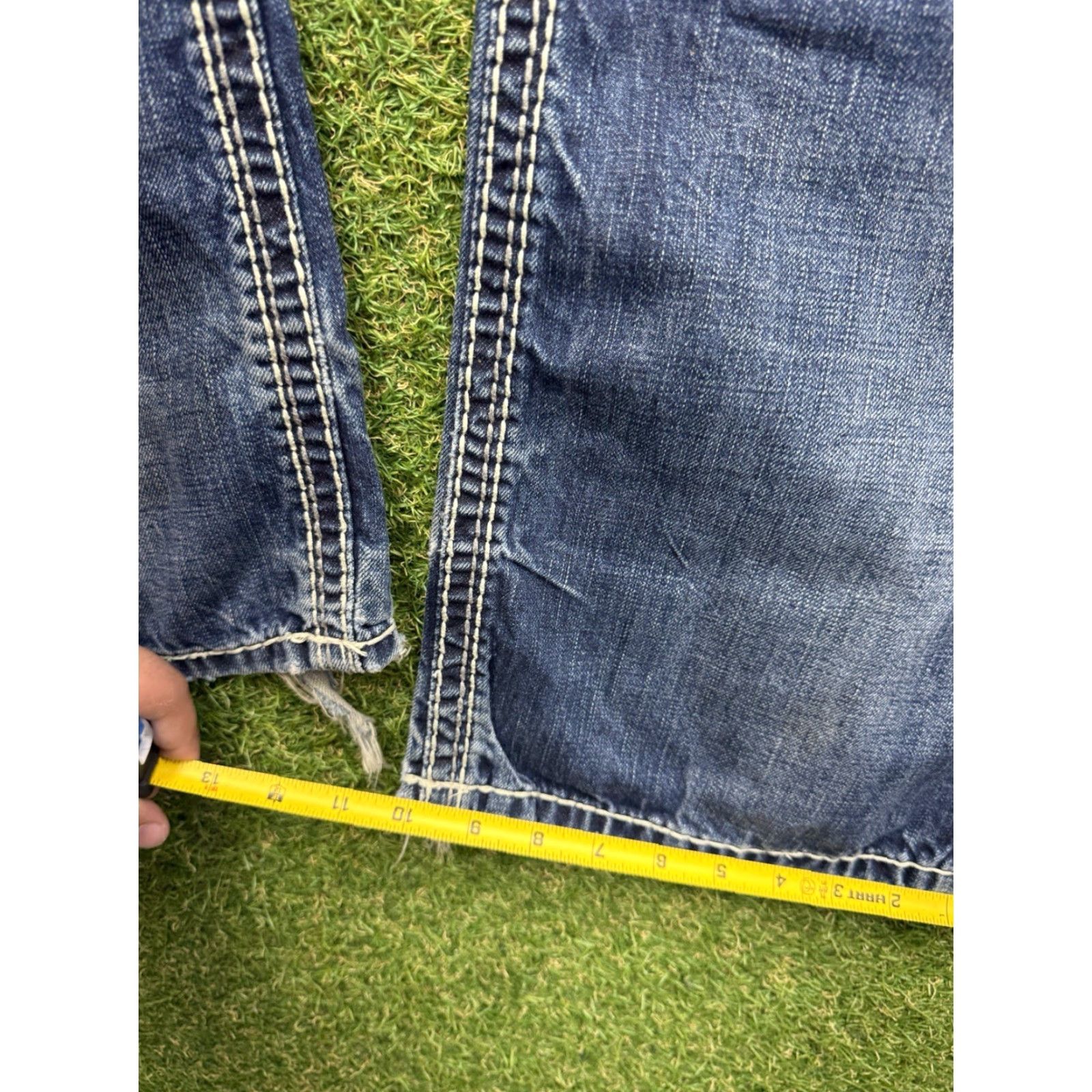 Vintage VINTAGE Rock Revival Jeans Mens 38 Caesar Relaxed Straight Fit Distressed Grunge Punk Size US 38 / EU 54 - 4 Thumbnail