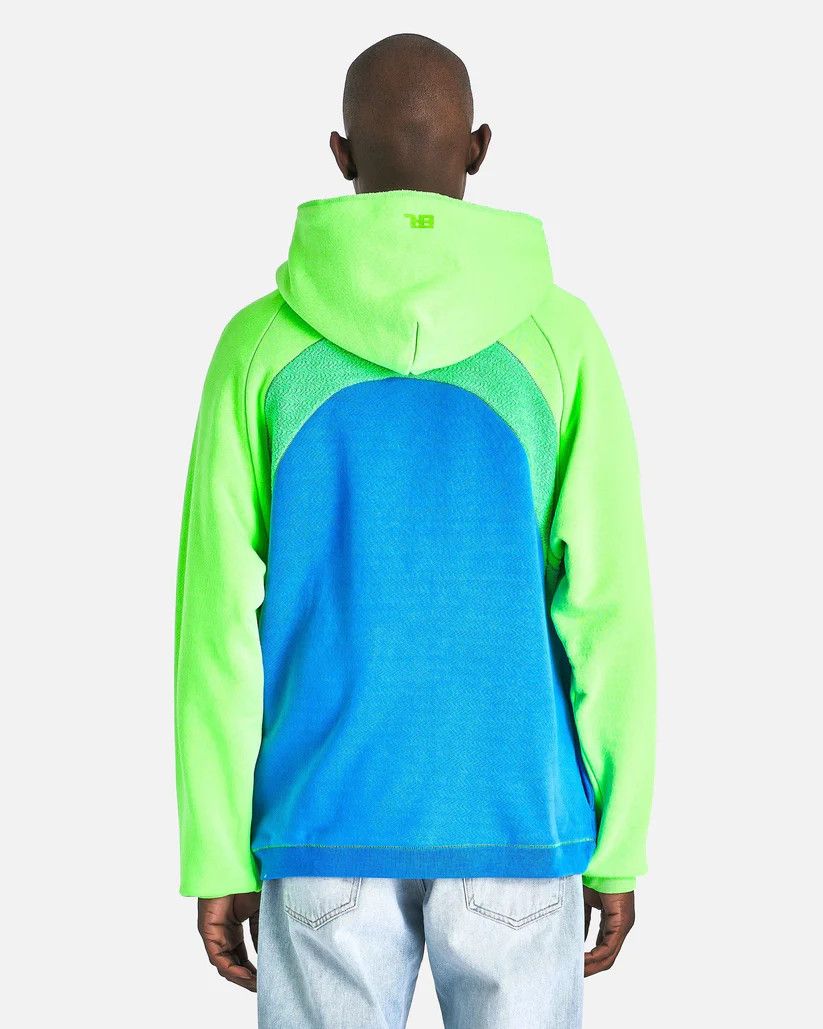 ERL o1s1v1r1oon0925 Rainbow Knit Hoodie in Blue Size US L / EU 52-54 / 3 - 3 Thumbnail