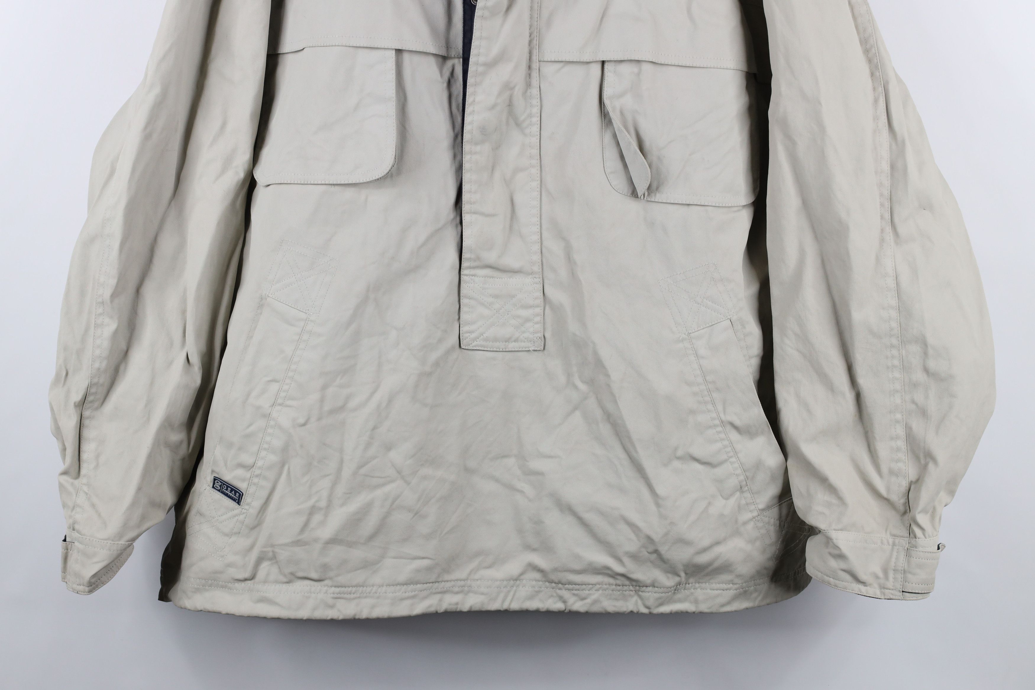 Vintage Vintage 90s Streetwear Heavyweight Half Zip Anorak Jacket Size US XL / EU 56 / 4 - 3 Thumbnail