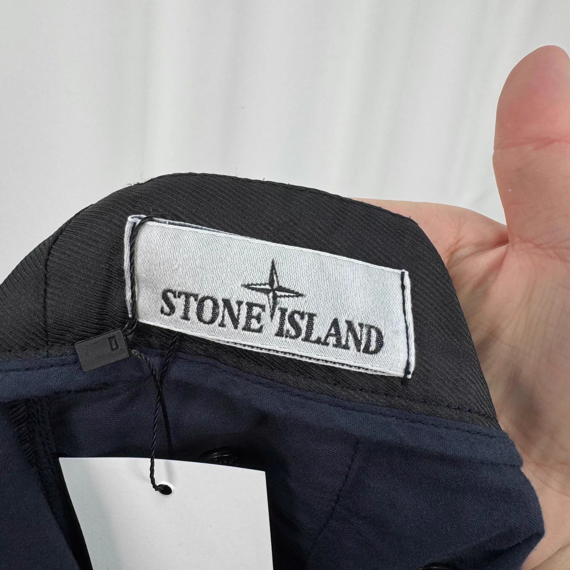 Stone Island Stone Island Navy Blue Logo Washed Work Pants W36 98 New Size US 36 / EU 52 - 5 Thumbnail