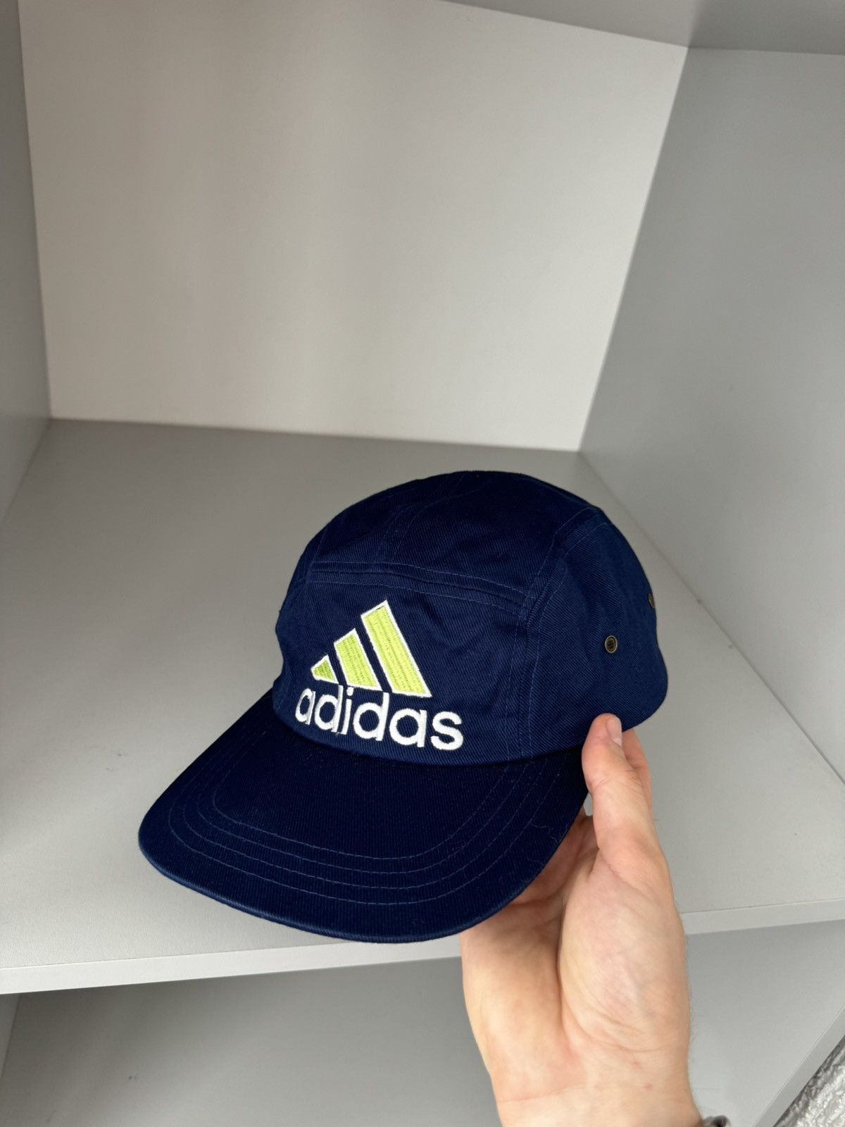 Vintage Adidas Big Logo 5 Panel Vintage Cap Size ONE SIZE - 3 Thumbnail