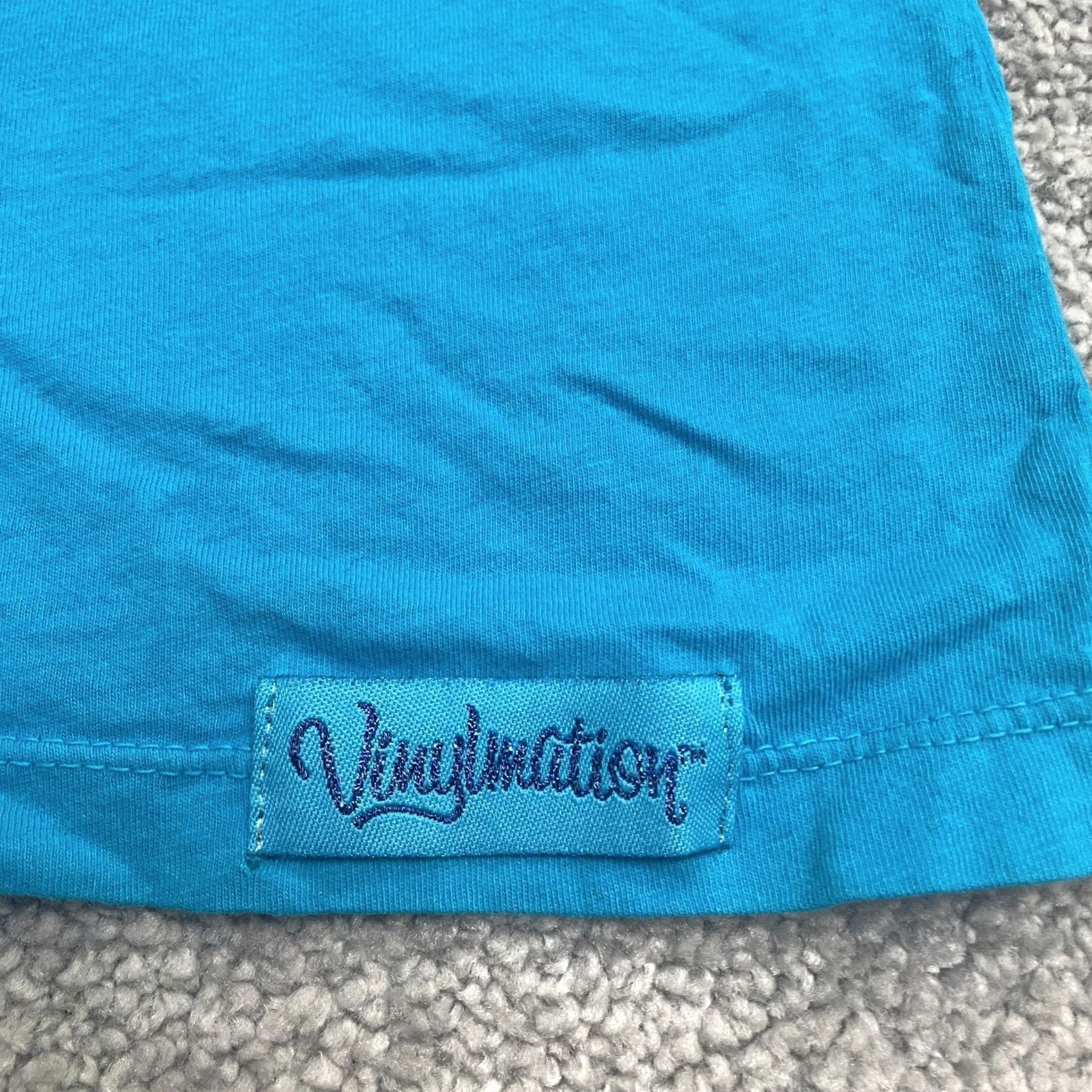 Disney Disney Mickey Mouse Vinylmation Graphic T-Shirt Juniors S Blue Crew Neck Tee Womens Shirt Short Sleeve Cartoon 90s Style Disney Shirt Size S / US 4 / IT 40 - 5 Thumbnail