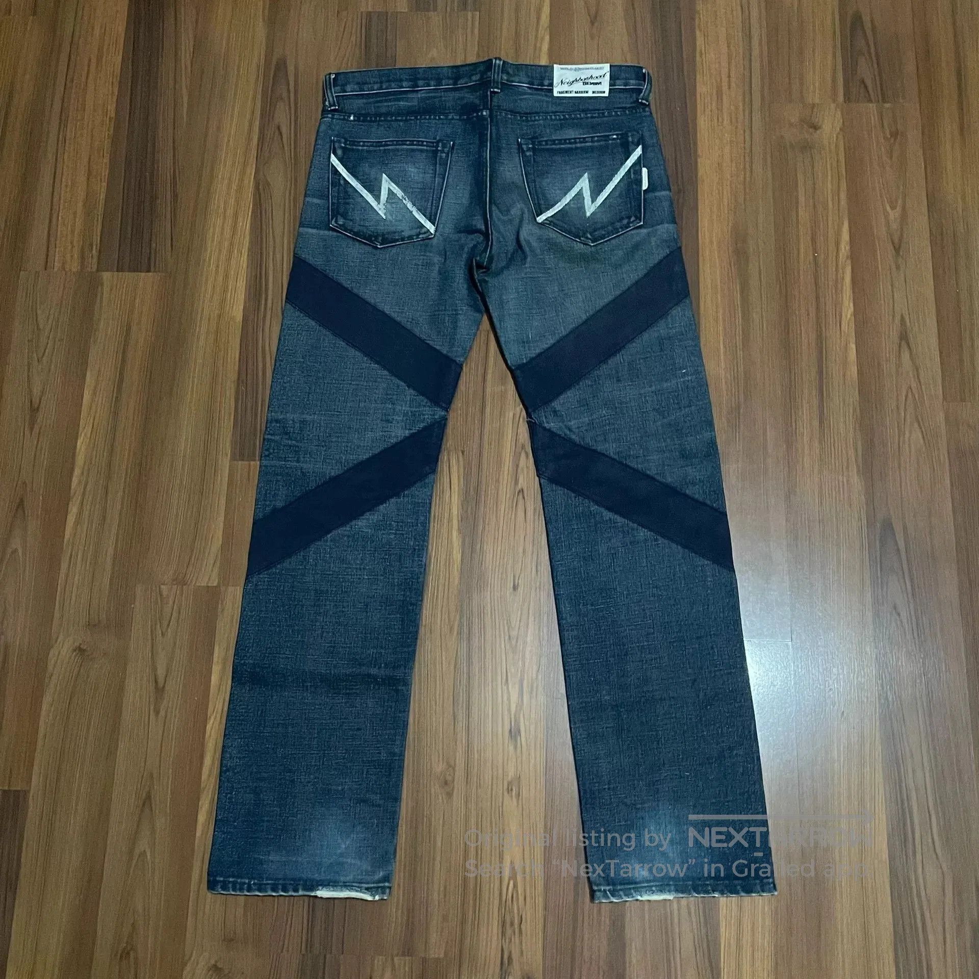 Neighborhood NEIGHBORHOOD 02 Patched Washed Jeans. Size US 43 - 2 Thumbnail