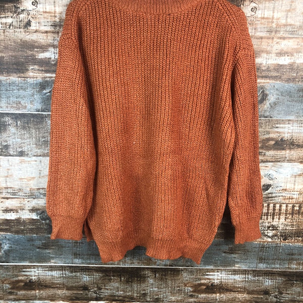 Homespun Knitwear × Japanese Brand Lepsim Orange vintage Knitwear #A2264 Size L / US 10 / IT 46 - 14 Thumbnail