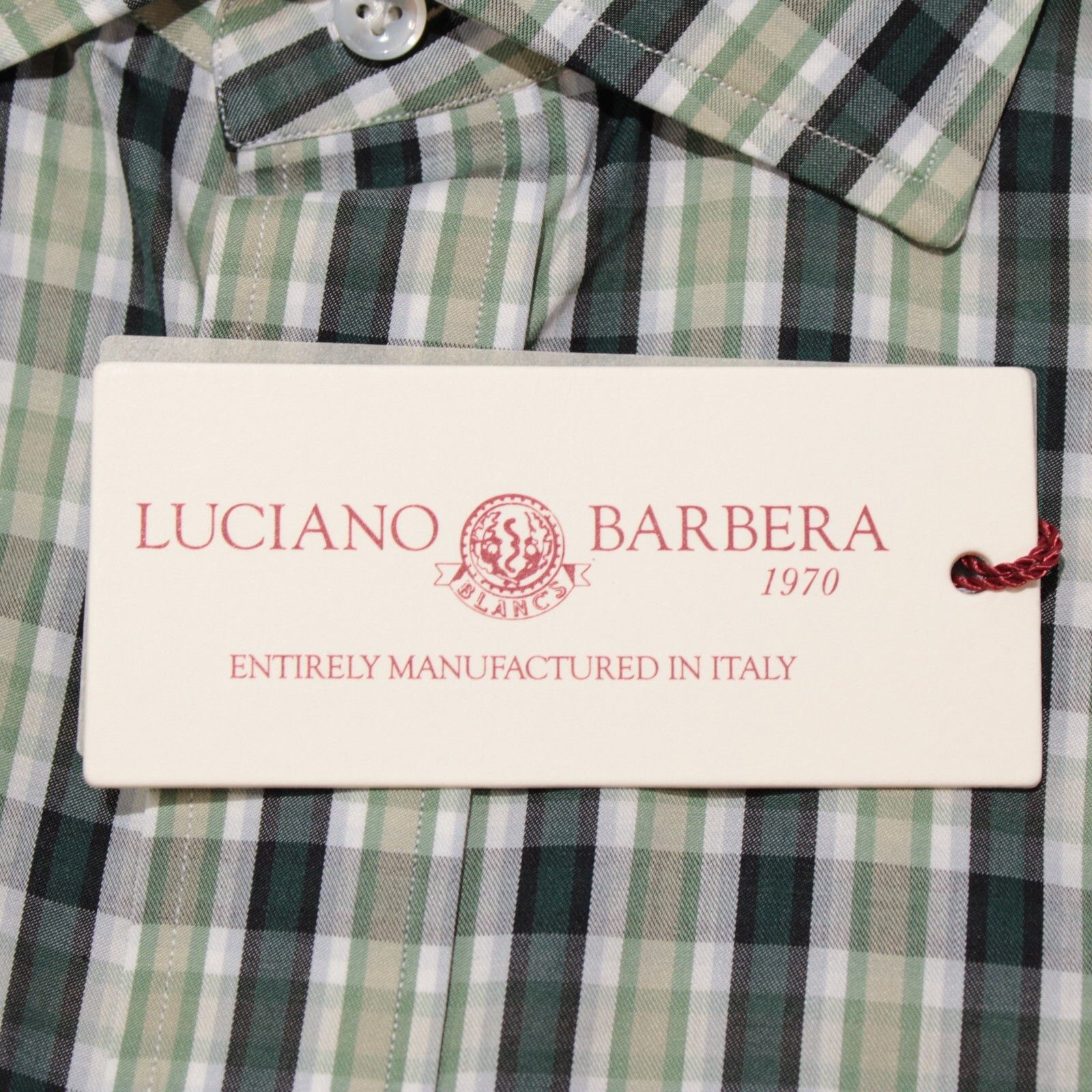 Luciano Barbera Luciano Barbera New with tags Shirt Size L US In Green Size US L / EU 52-54 / 3 - 2 Thumbnail