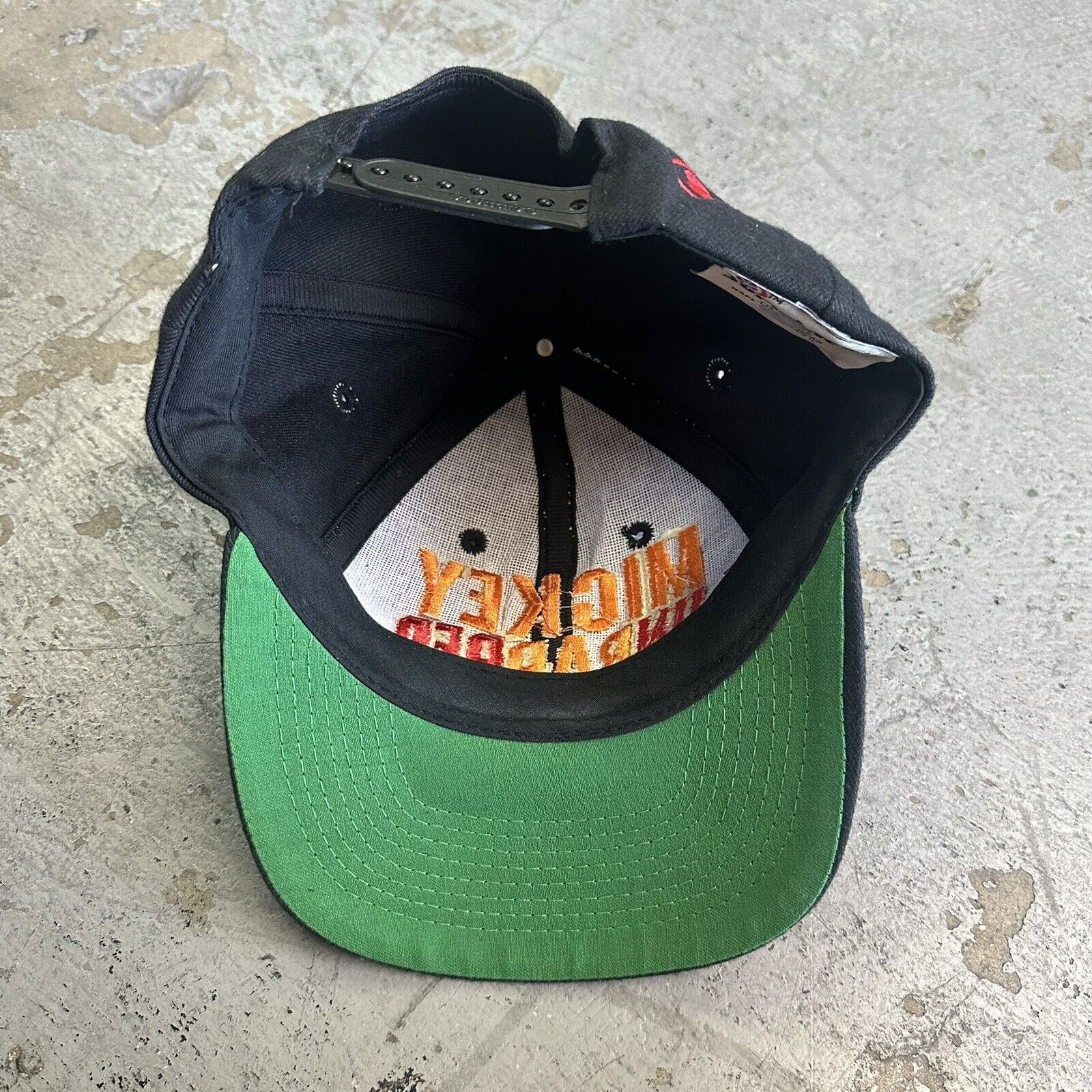 Disney × Mickey Mouse × Vintage Vintage 1994 Disney Promotions Mickey Wool Snapback Hat Size ONE SIZE - 3 Thumbnail