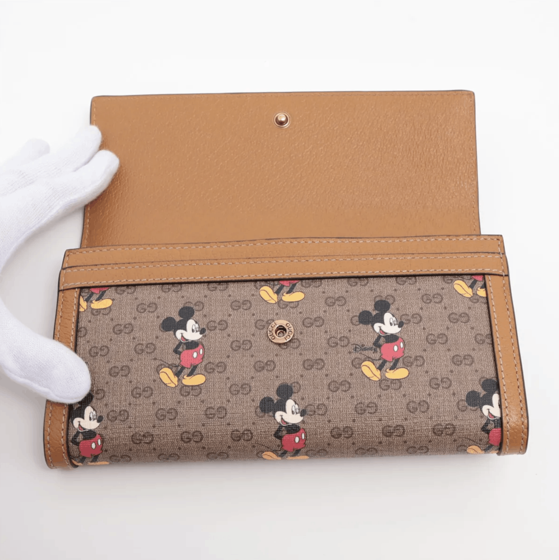 Disney × Gucci Gucci x Disney Mini GG Supreme Mickey Mouse Wallet Japan Size ONE SIZE - 2 Thumbnail