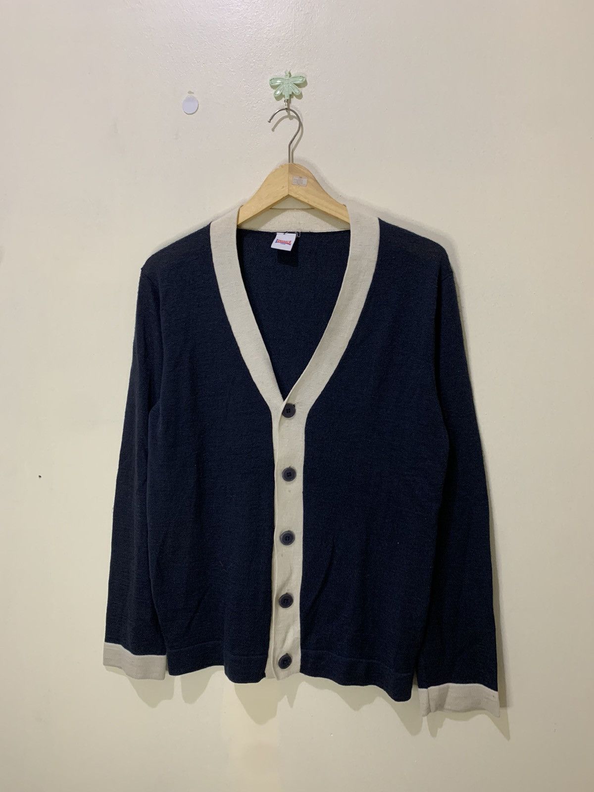 Lonsdale × Vintage Vintage Cardigan Lonsdale Workwear Size US M / EU 48-50 / 2 - 1 Thumbnail