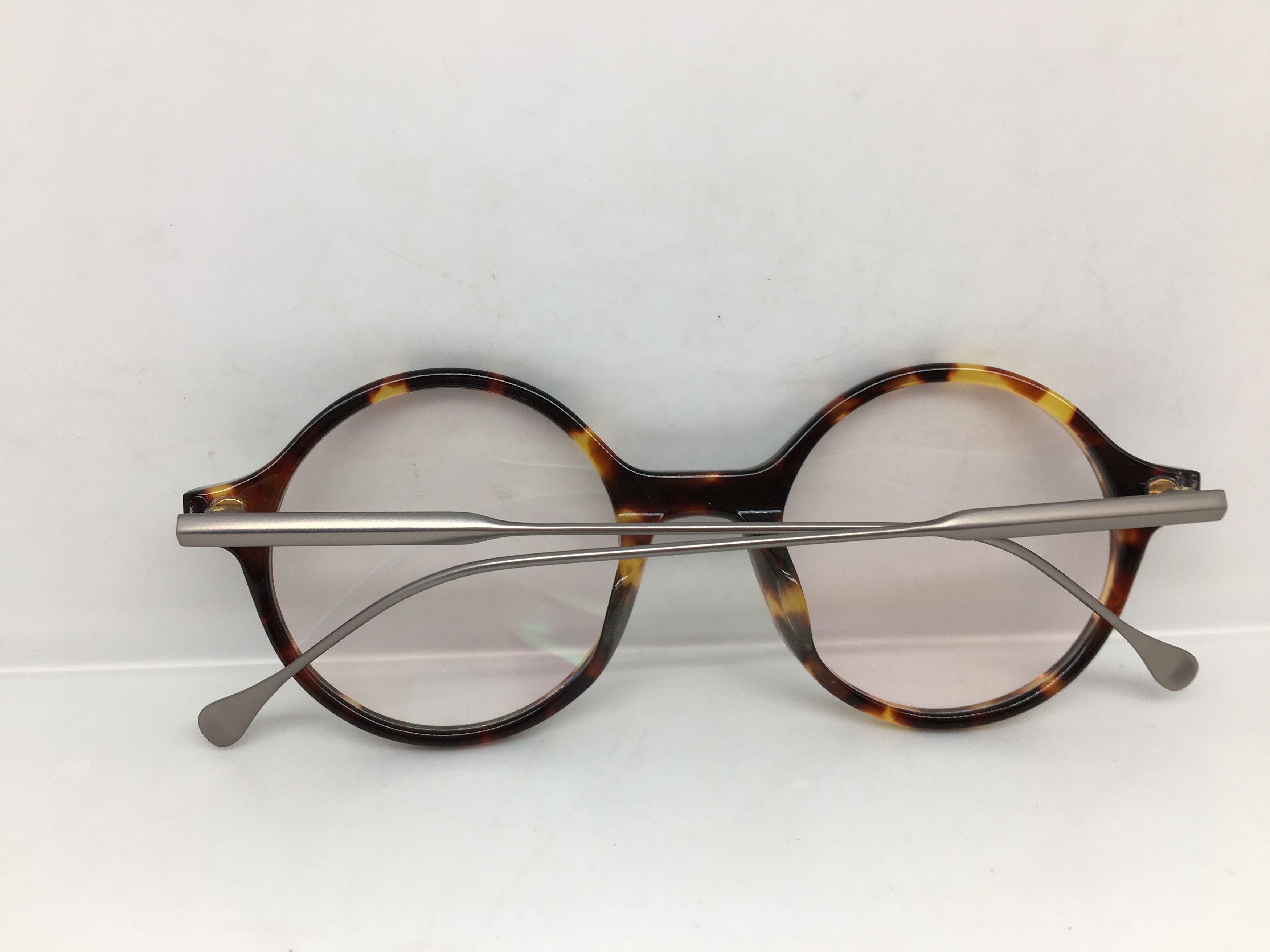 Other Handmade Acetate Tortoise Round Eyeglasses Frame Size ONE SIZE - 6 Thumbnail