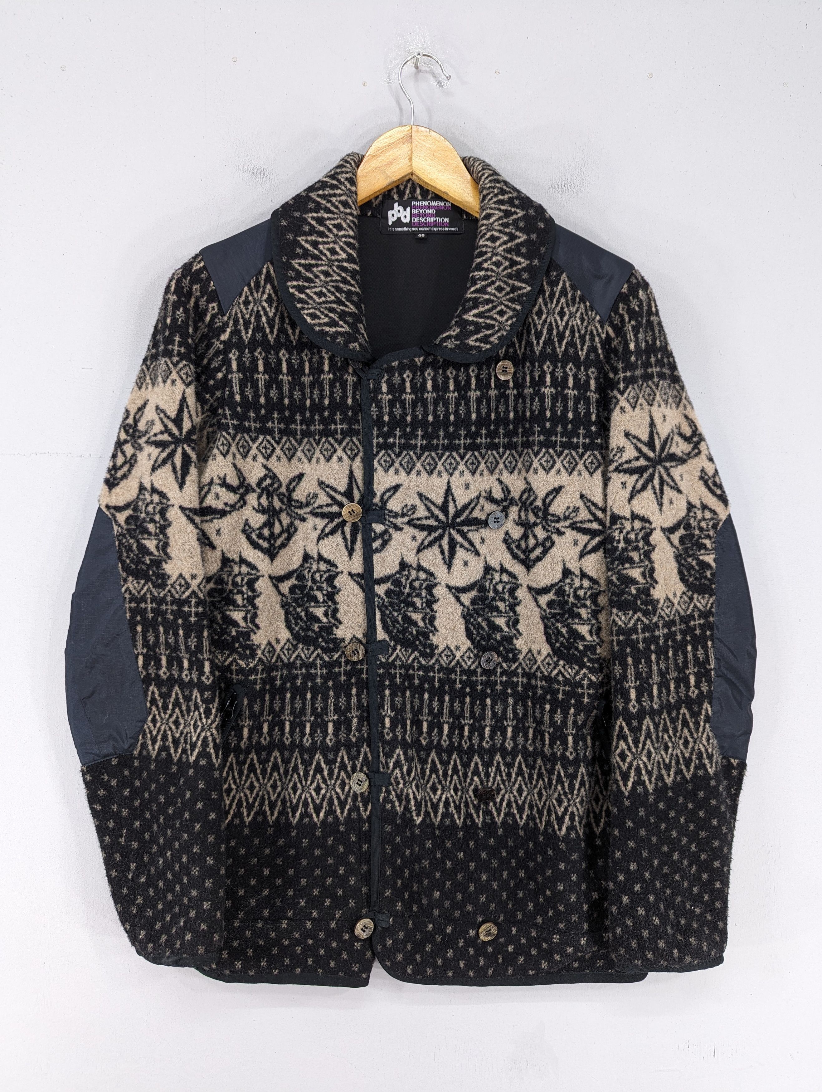 PHENOMENON Phenomenon Beyond Description Wool Button Jacket Size US S / EU 44-46 / 1 - 1 Thumbnail