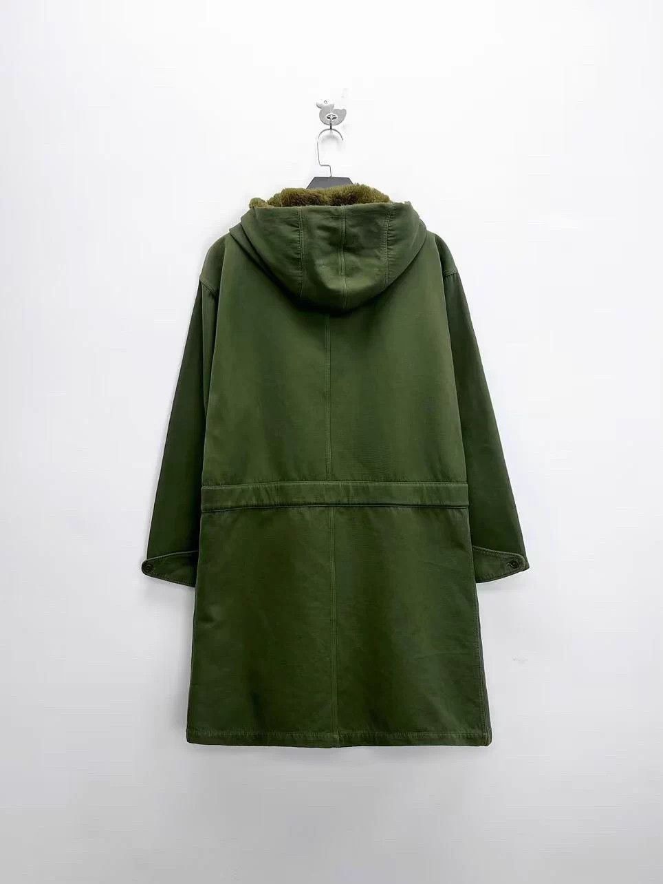 Burberry Burberry Military Green Wool Lined Hooded Trench 52 Size US L / EU 52-54 / 3 - 2 Thumbnail