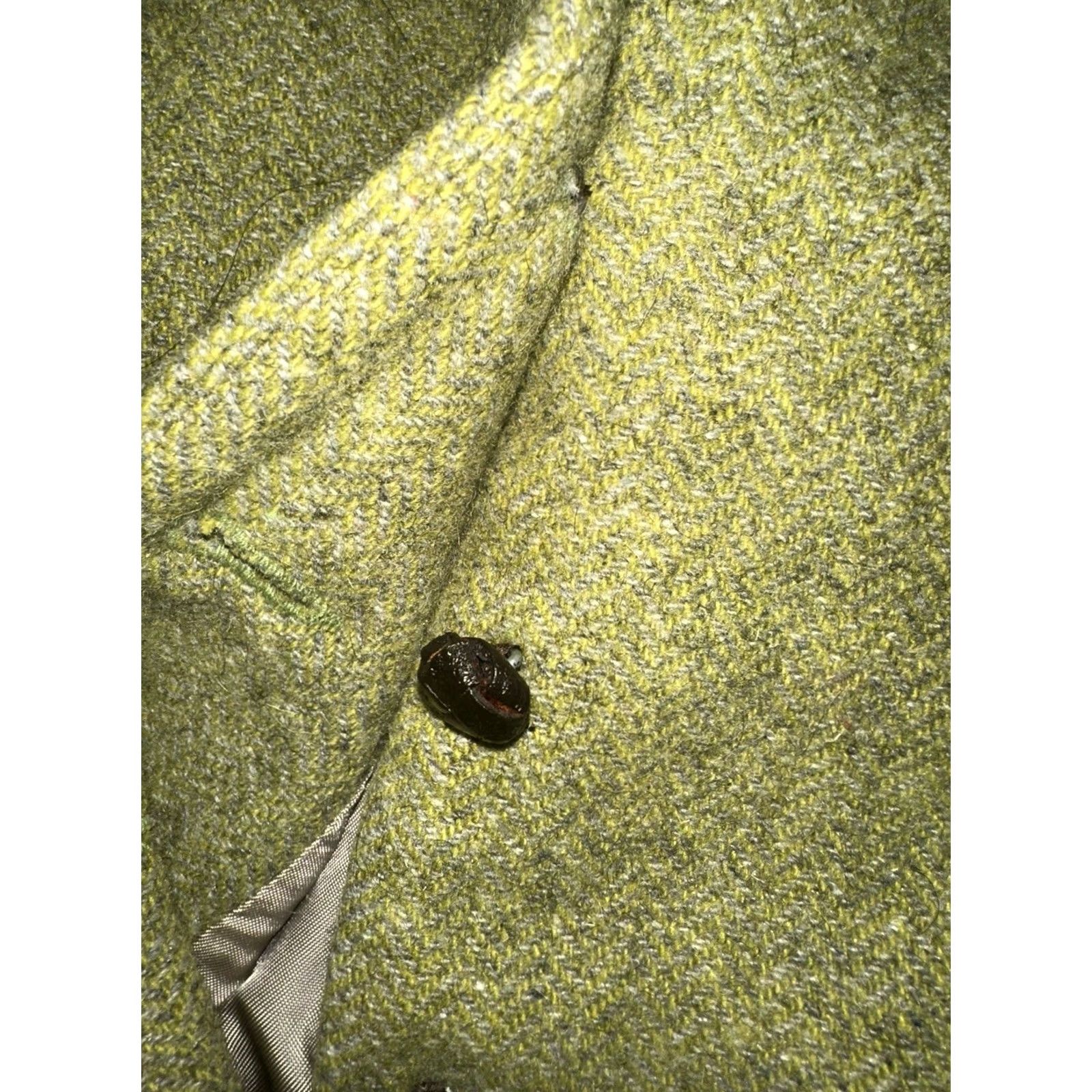 VINTAGE Ann Taylor Wool Vest Womens Size S Green 1997 main image 3