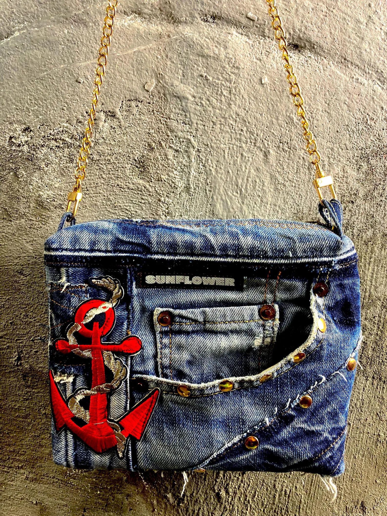 Levi's Made & Crafted luxury Levis upcycled mini bag by Sunflower Size ONE SIZE - 2 Thumbnail