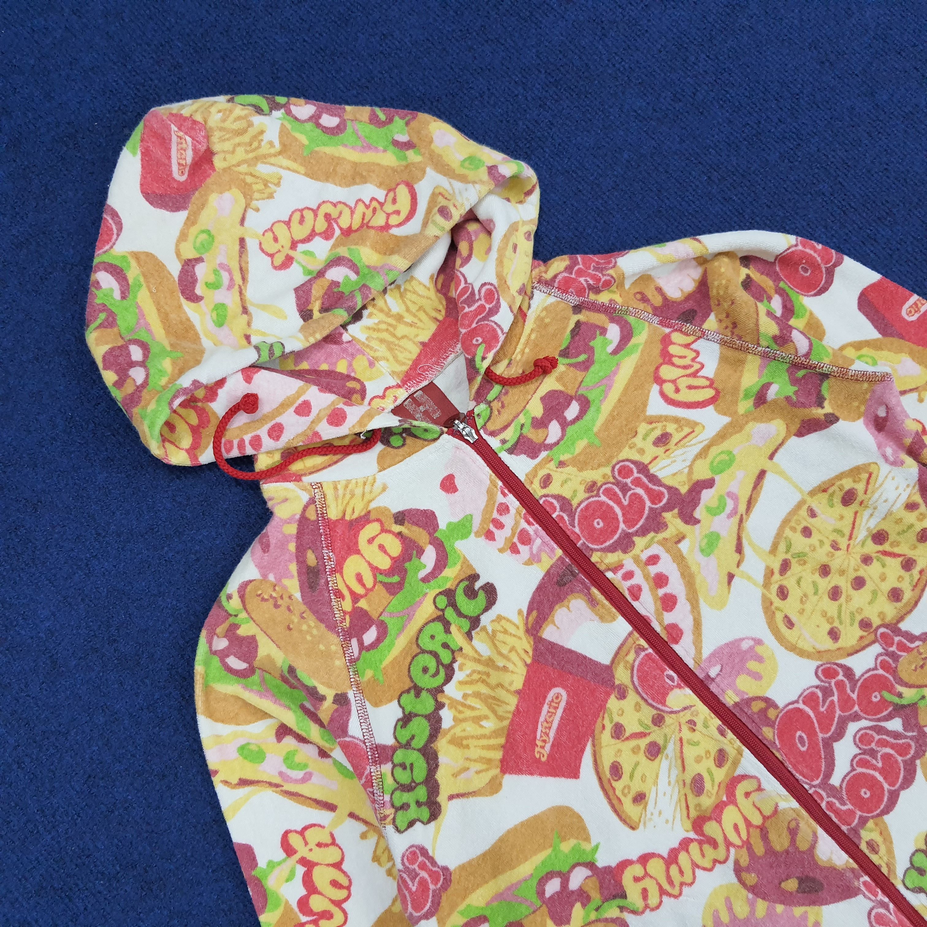 Hysteric Glamour × Japanese Brand × Vintage Vintage Hysteric Glamour Yummy Olioli Junk Food Hoodies Size XS / US 0-2 / IT 36-38 - 2 Thumbnail