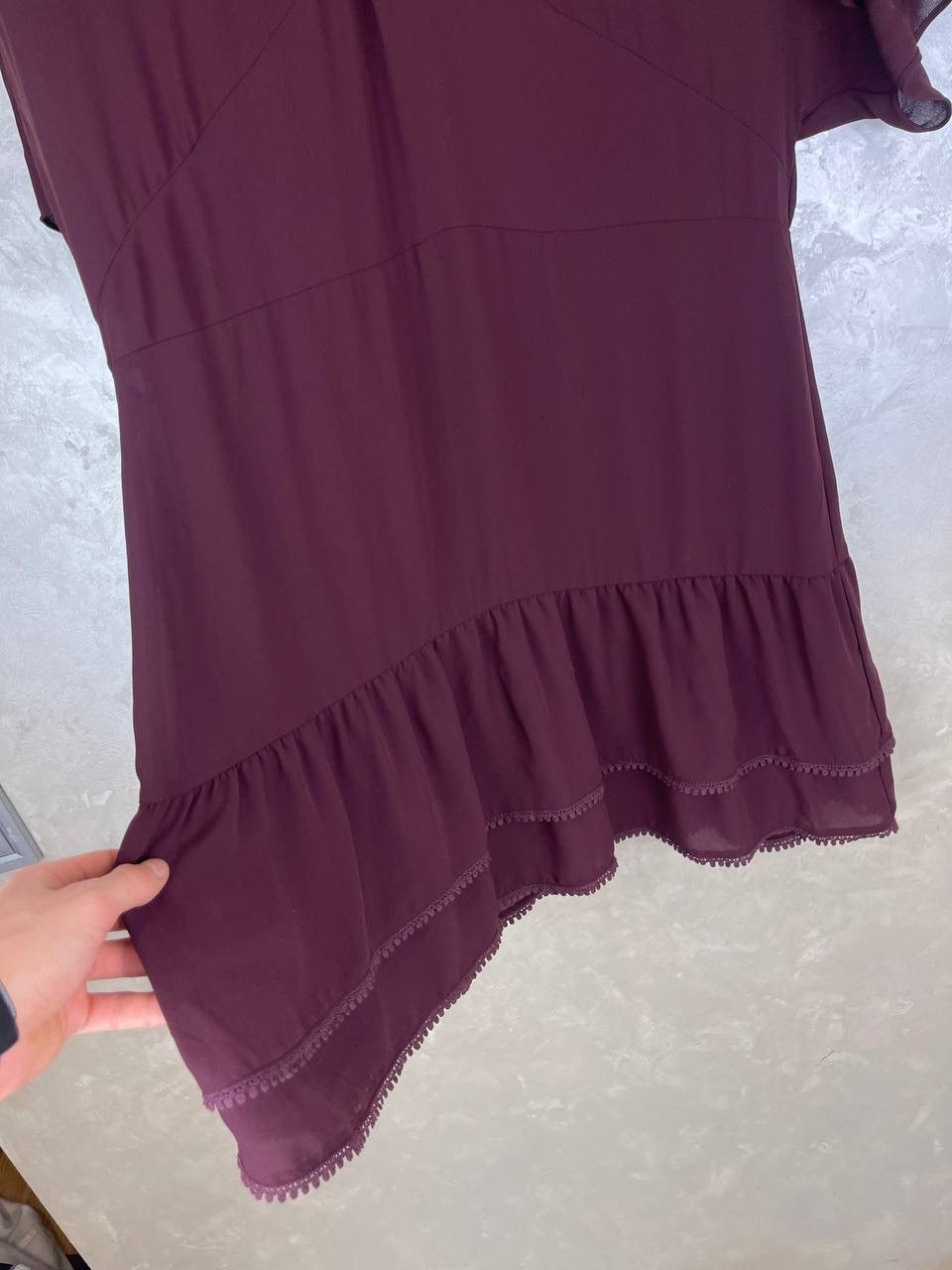 Allsaints AllSaints Marley Dress Bordeaux Size UK14 EU42 Viscose New Size L / US 10 / IT 46 - 5 Thumbnail