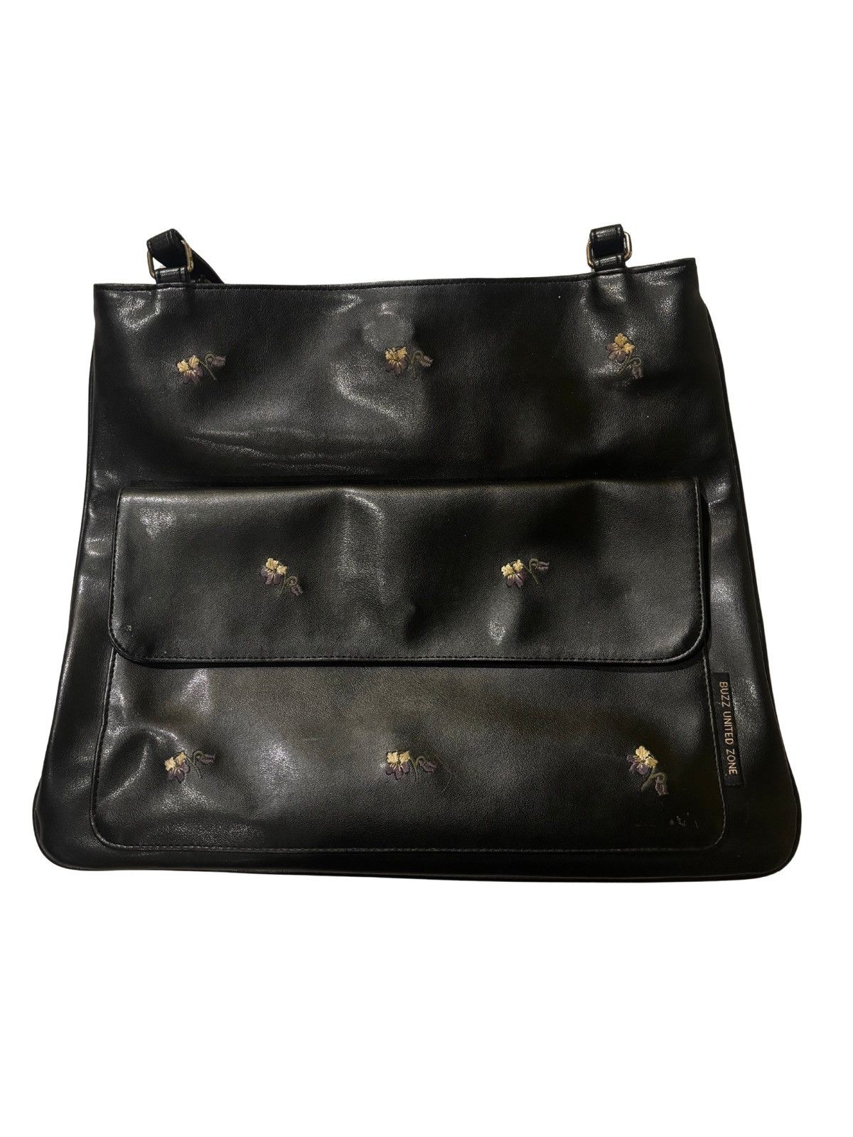 Other Antique black leather embroidered bag Size ONE SIZE - 10 Thumbnail