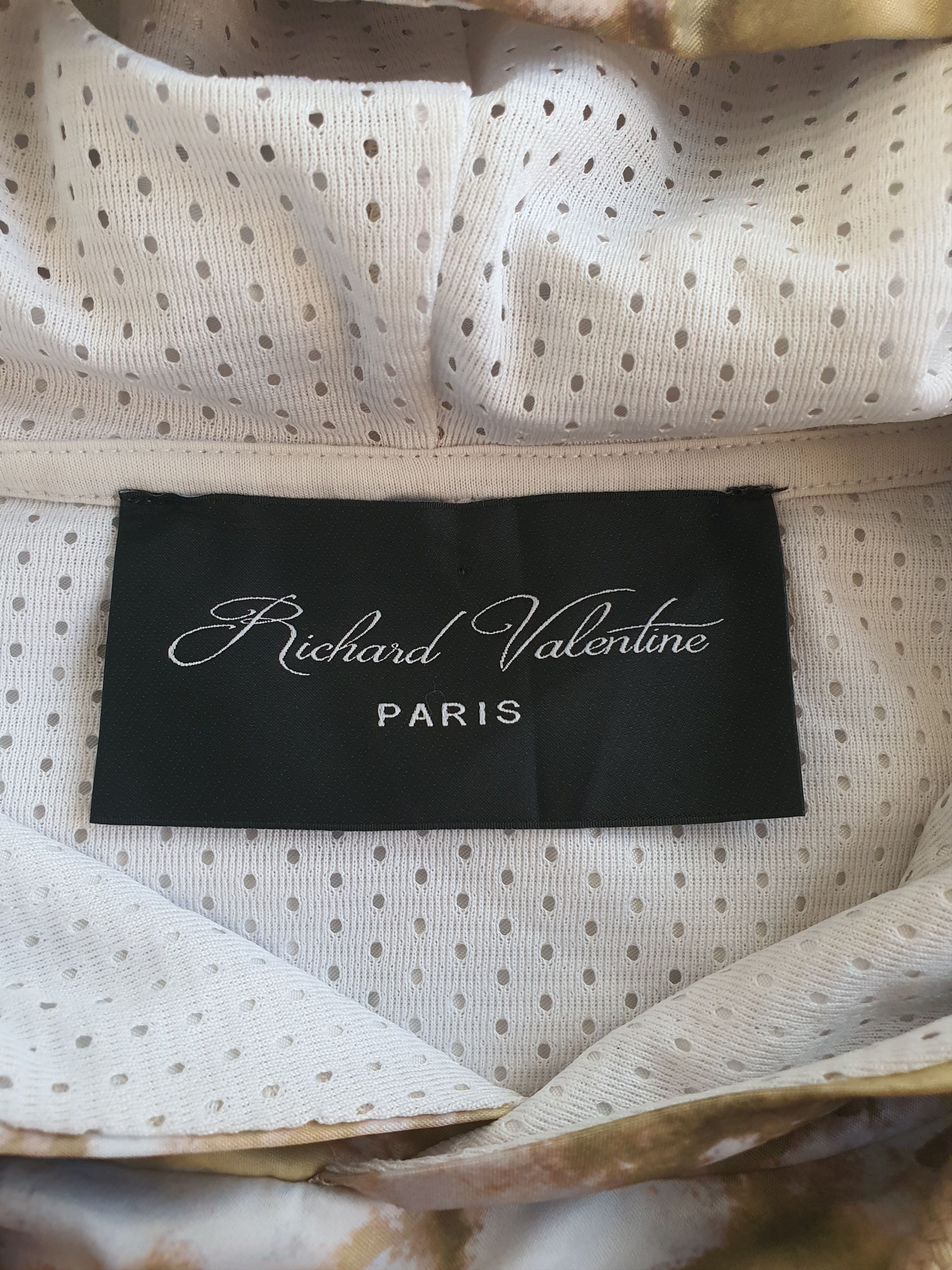 Luxe RICHARD VALENTINE - 'ARMY' Tracksuit Top Hoodie Sweatshirt Size US XXL / EU 58 / 5 - 6 Thumbnail