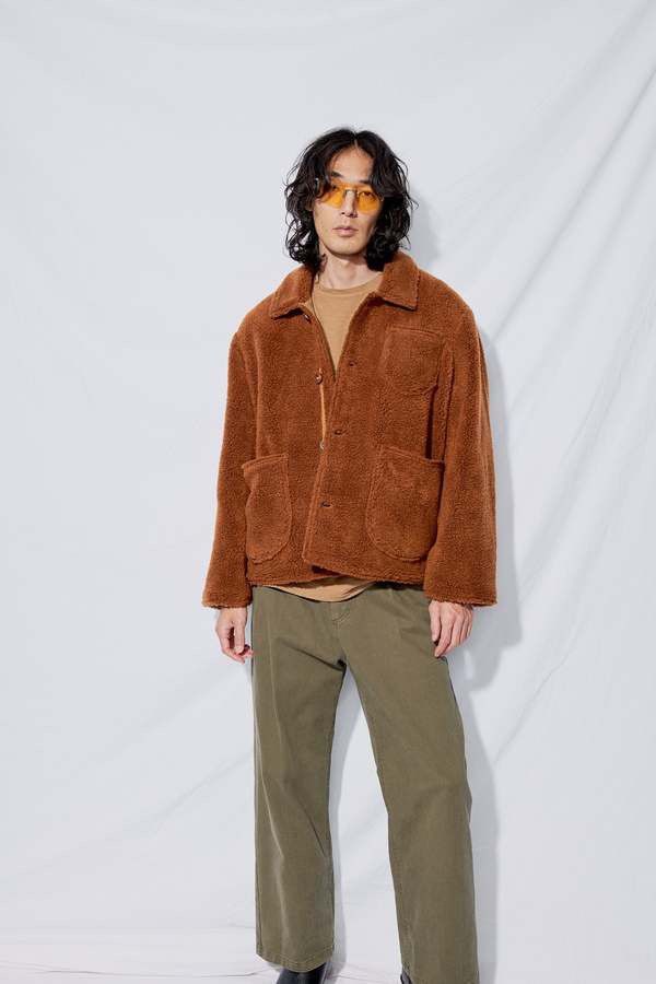 YMC !DS! SS23 YMC Labour Chore Rust Work Jacket Size US L / EU 52-54 / 3 - 1 Thumbnail