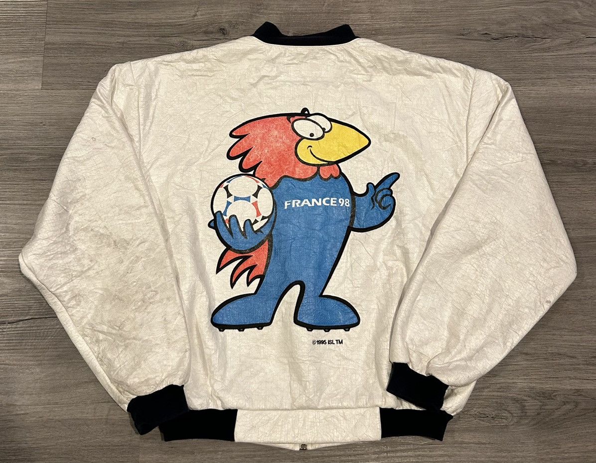 Vintage Rare Vintage France 1998 FIFA World Cup white jacket Size US M / EU 48-50 / 2 - 1 Thumbnail