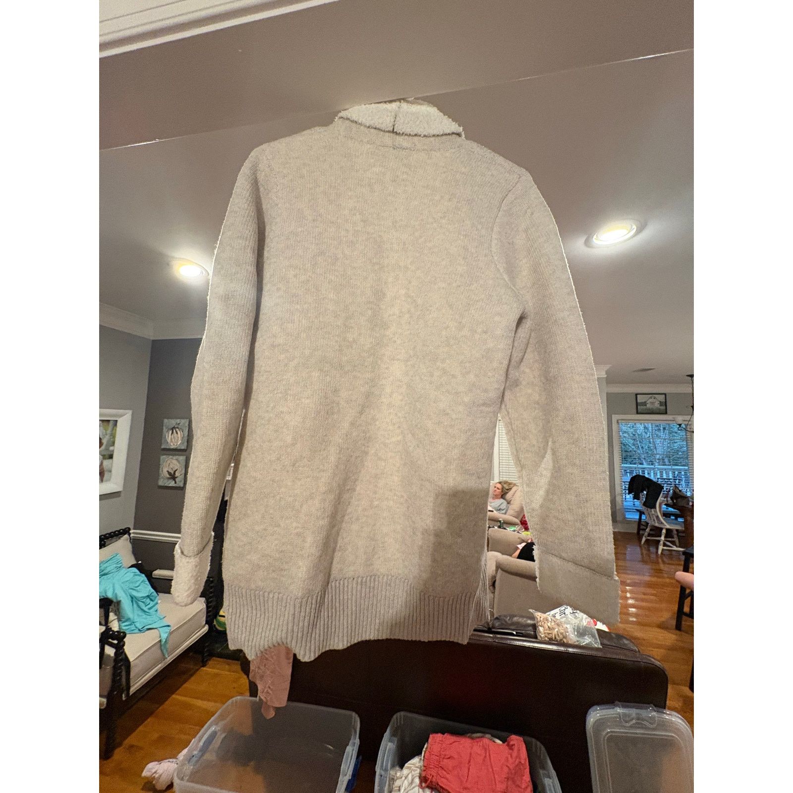 Loft LOFT Outlet Petite MP Sherpa Cardigan Women’s Medium Petite Size M / US 6-8 / IT 42-44 - 4 Thumbnail
