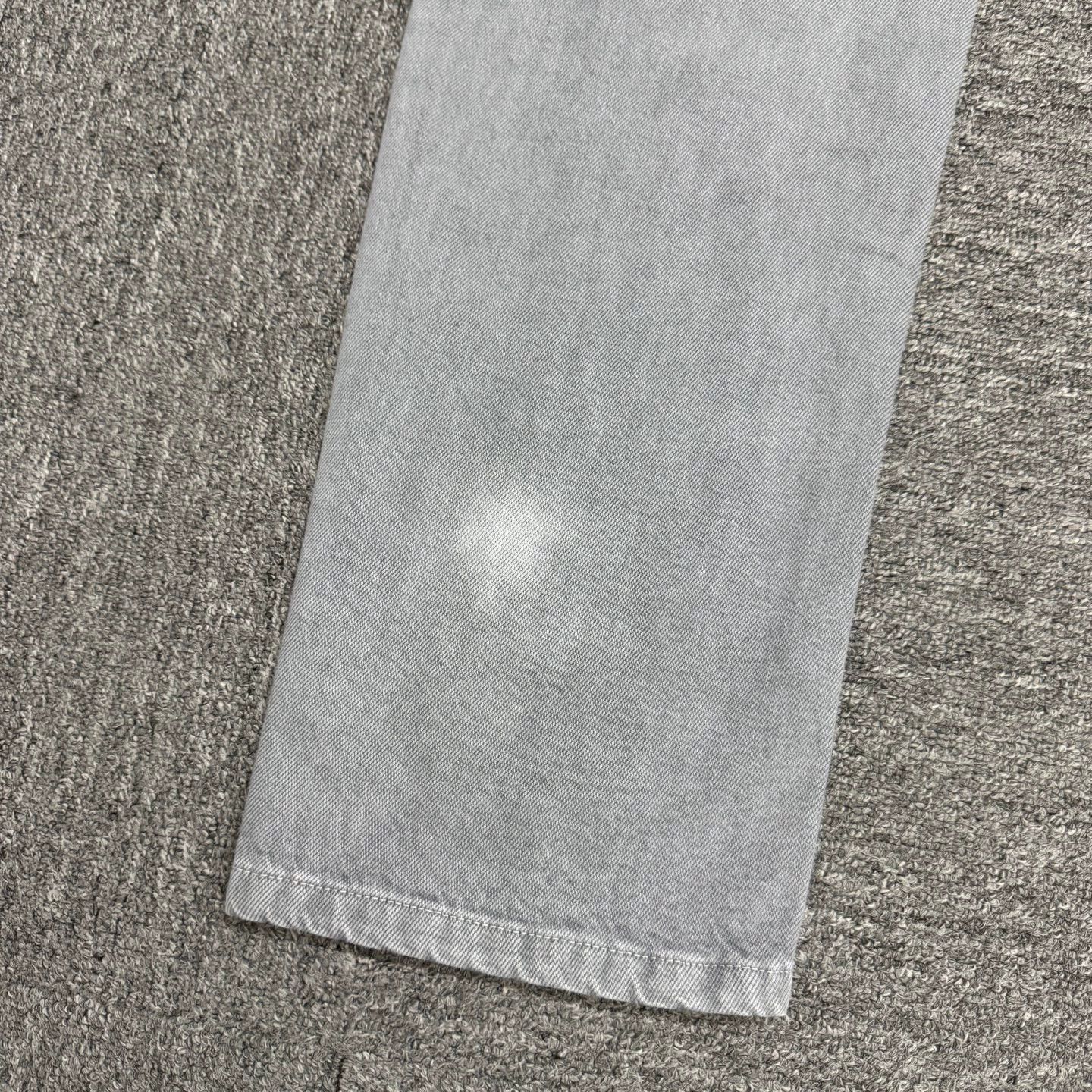 Ermenegildo Zegna ZEGNA 98 New Washed Distressed White Wash Jeans 32 Size US 32 / EU 48 - 6 Thumbnail